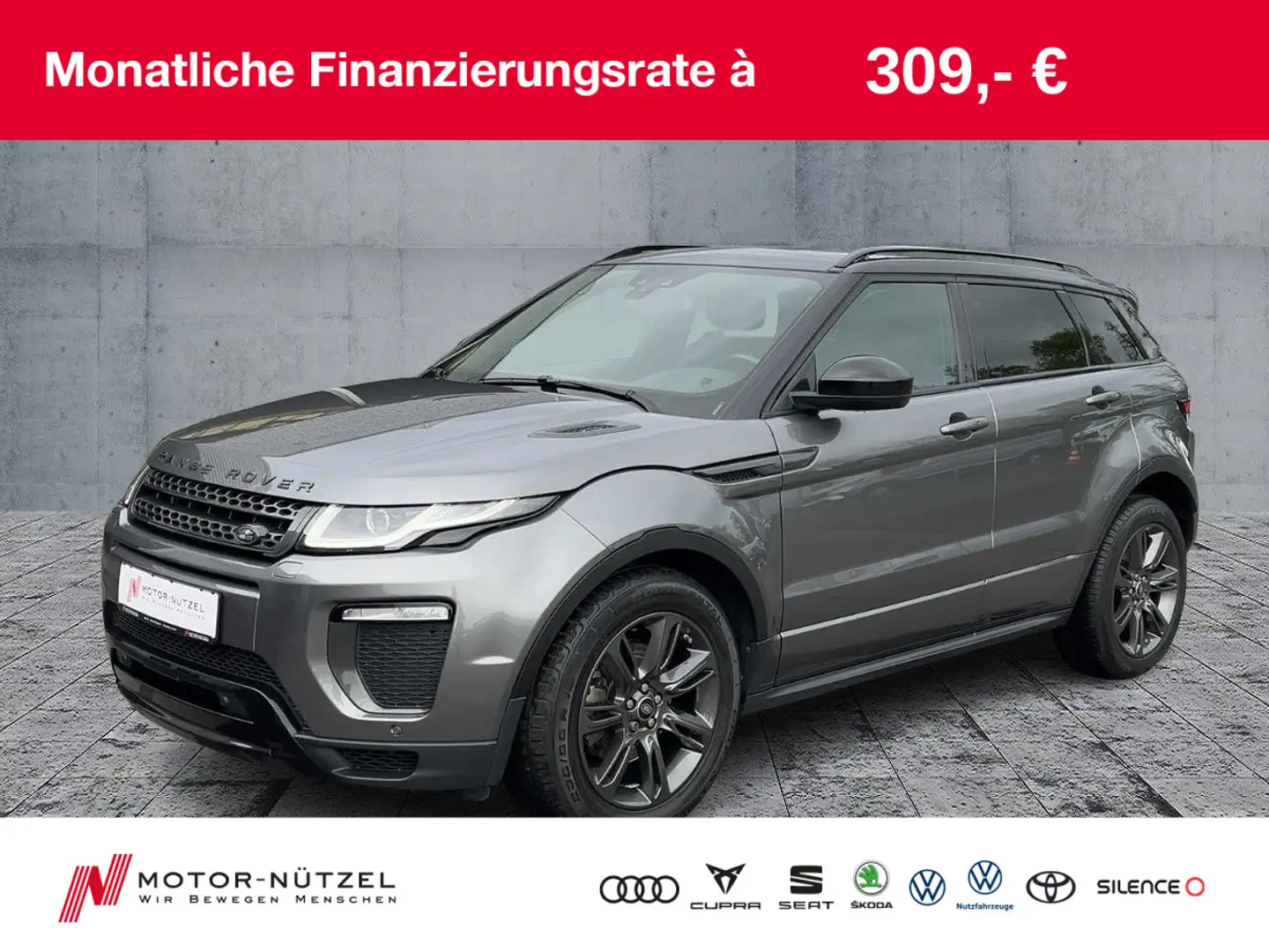 Land Rover Range Rover Evoque 2.0 TD4 SE Bi-XEN+NAV+SHZ+19" Grijs - 1