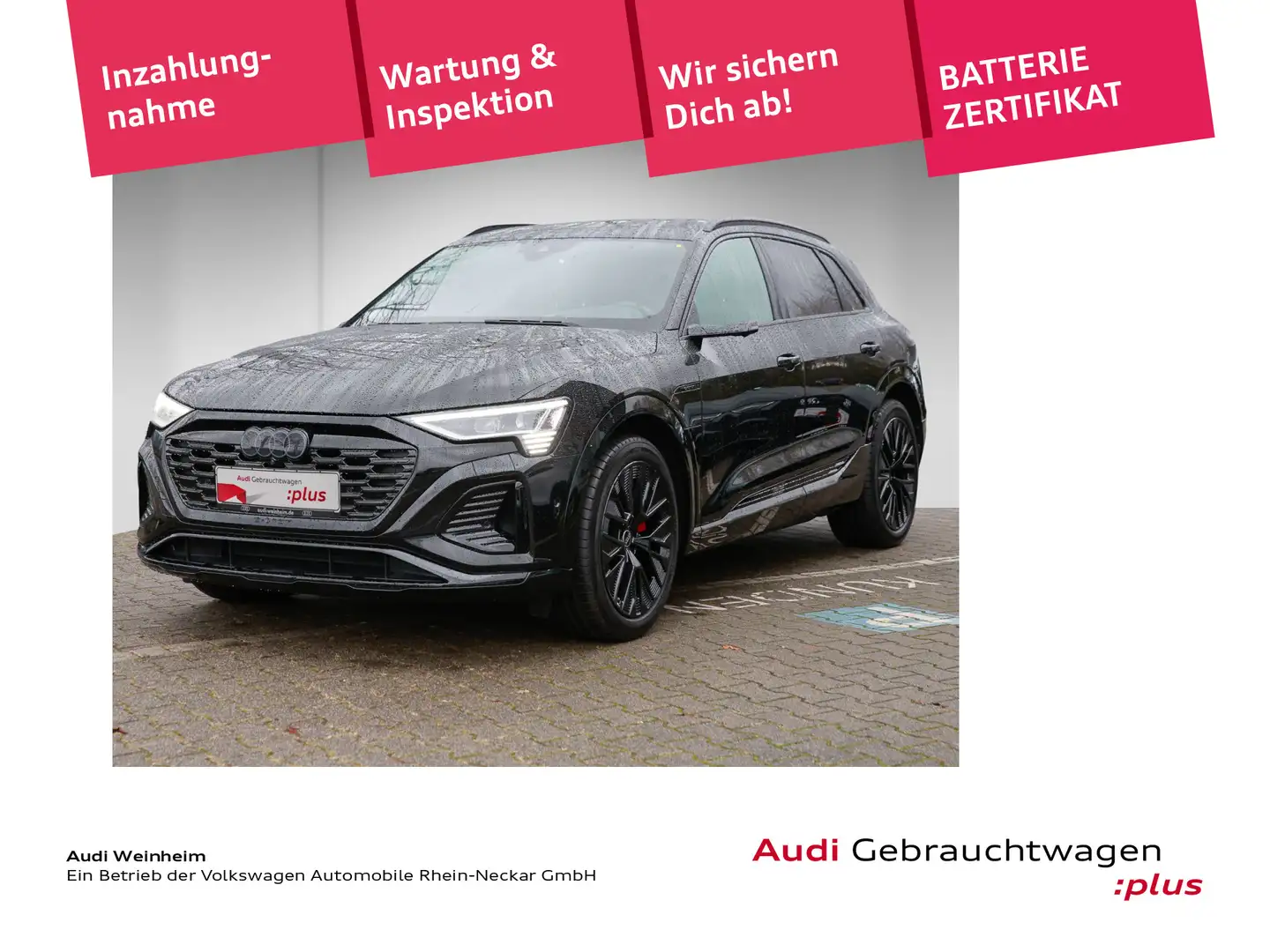 Audi Q8 e-tron Q8-etron 55 Blck S-LINE Edition Matrix Schwarz - 1