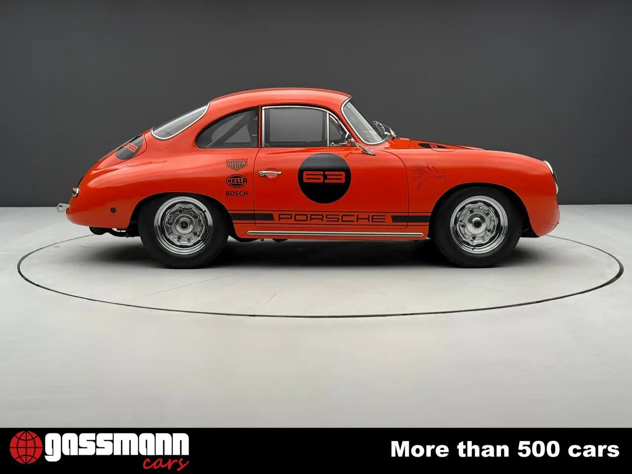 Porsche 356 1600 Rennwagen / Rallye Auto, foto 4
