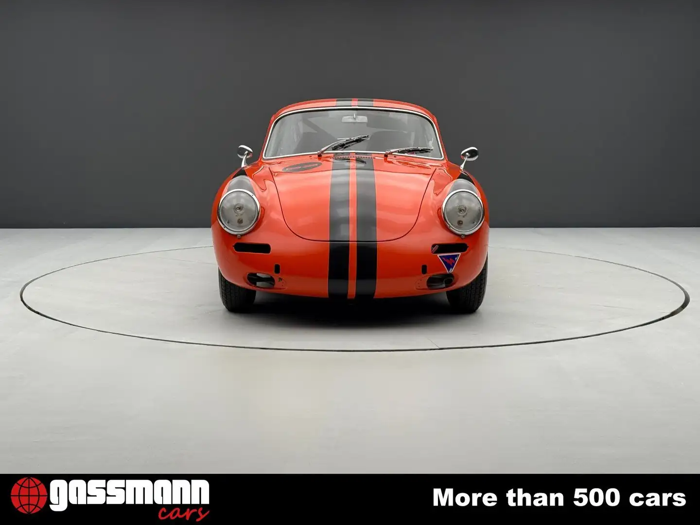 Porsche 356 1600 Rennwagen / Rallye Auto Orange - 2