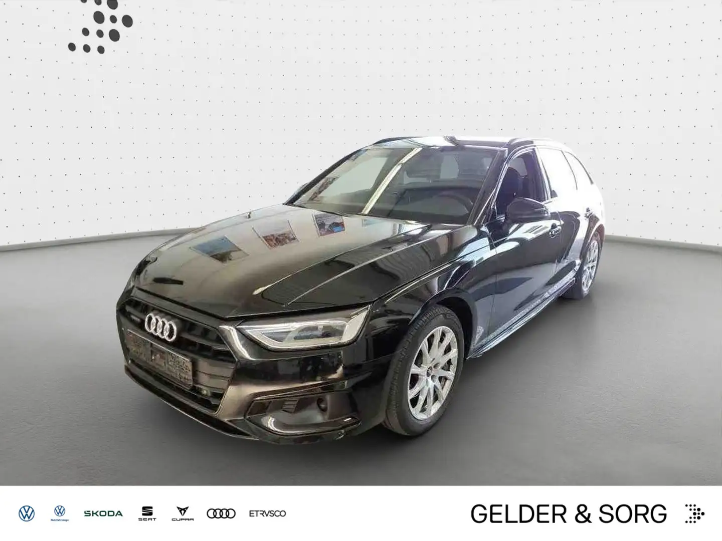 Audi A4 TDI qu. Leder*AHK*Nav*Sound*Virtual*LED Noir - 1