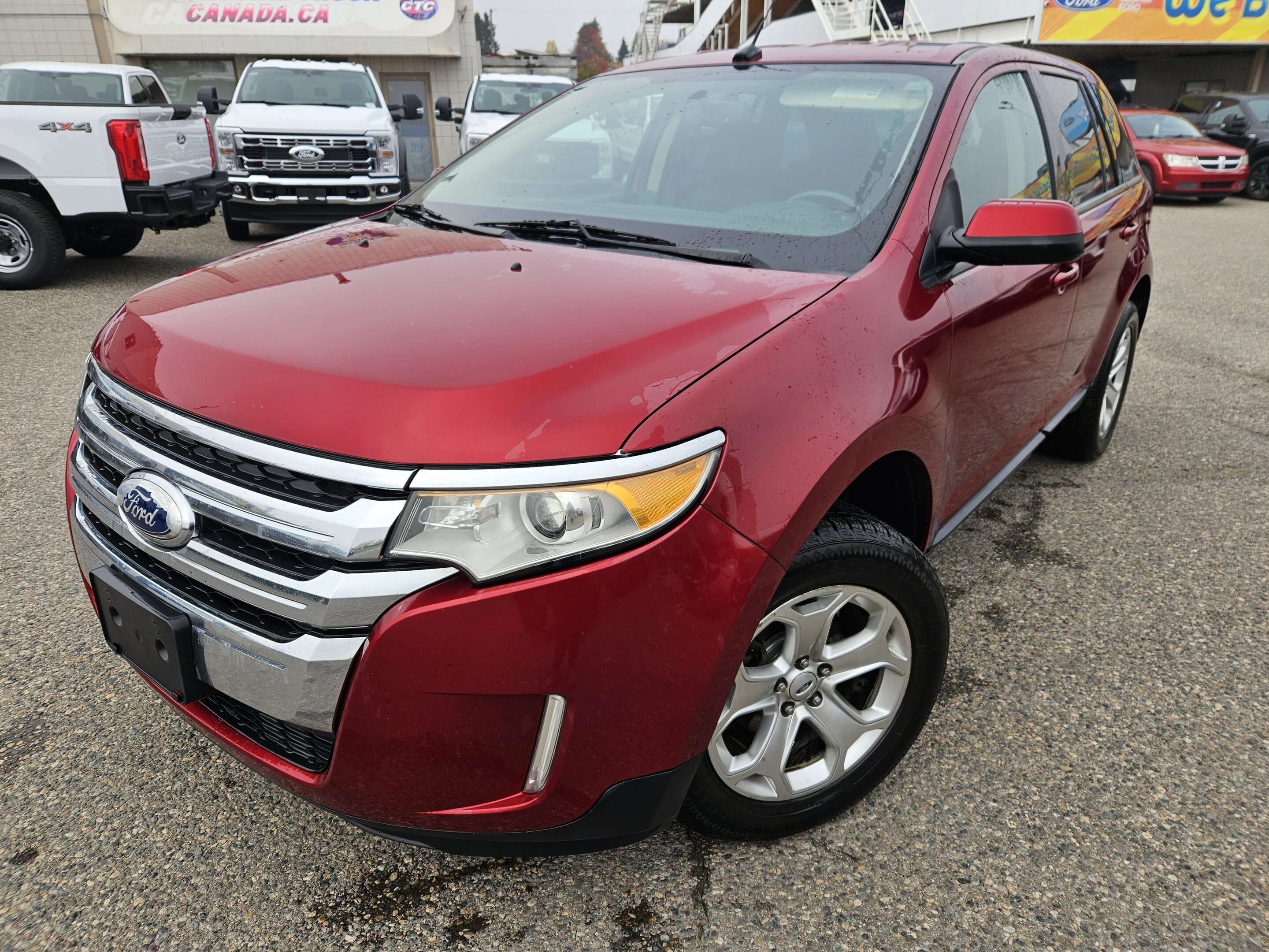 Red 2013 Ford Edge SUV / Crossover All-Wheel Drive Automatic
