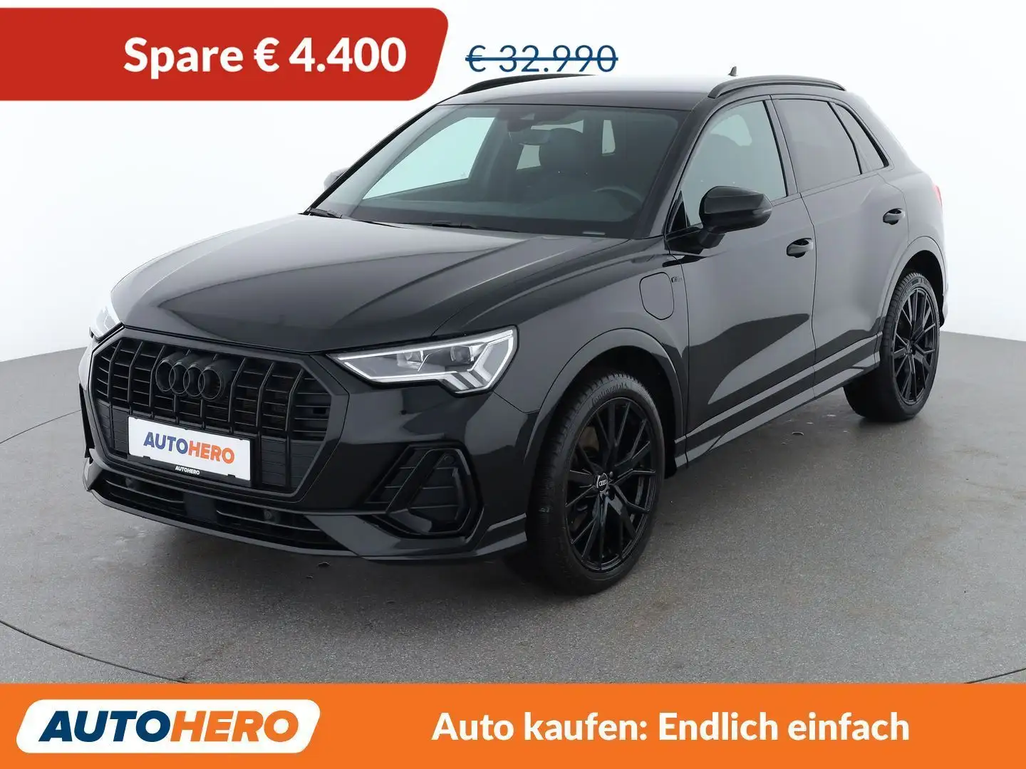 Audi Q3 45 TFSIe S line Schwarz - 1