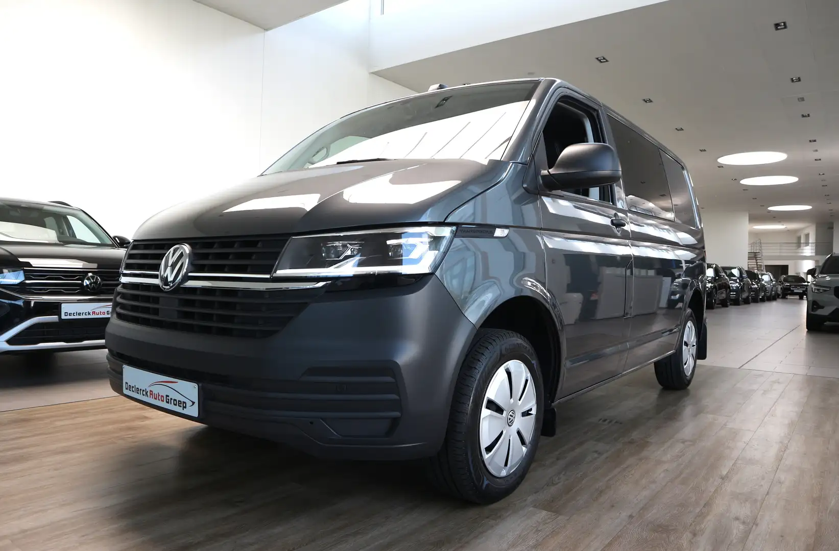 Volkswagen T6.1 Transporter 2.0TDI DSG DUBBELE CABINE 6 PLAATSEN*TOPWAGEN!!! Серый - 2