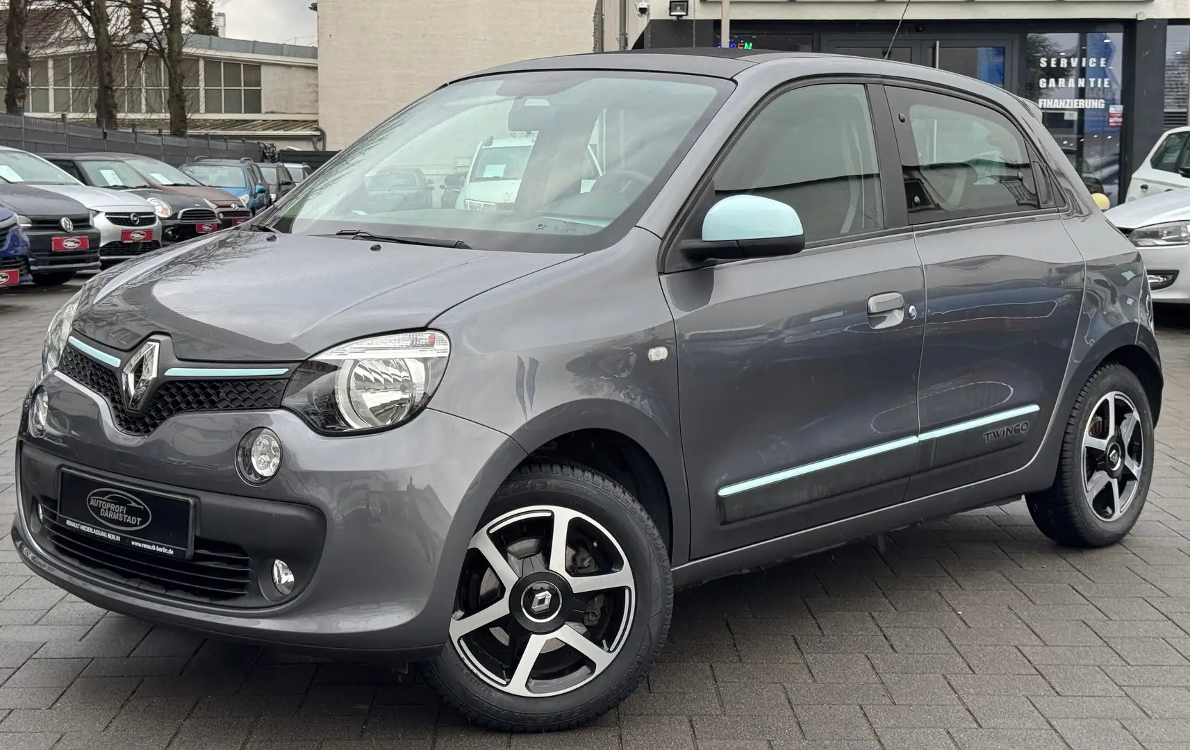 Renault Twingo TÜV AU NEU*SITZ-HZ*KLIMA*PDC*FALT-DACH Grau - 1
