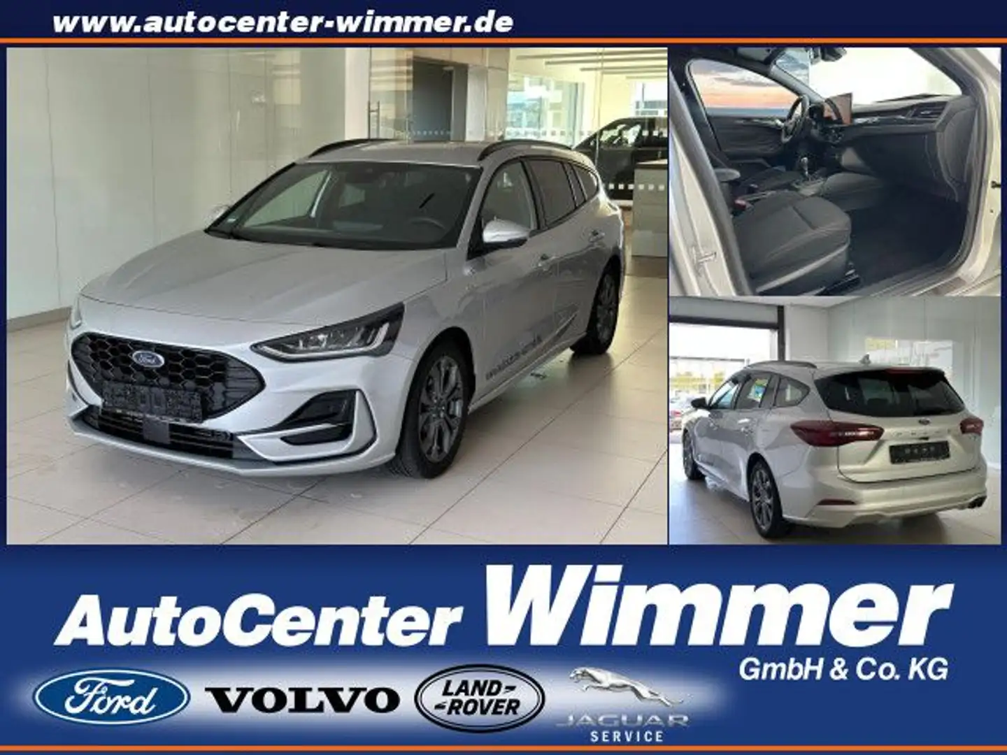 Ford Focus Turnier 1.0 EcoBoost Hybrid ST-LINE Navi LED Silber - 1
