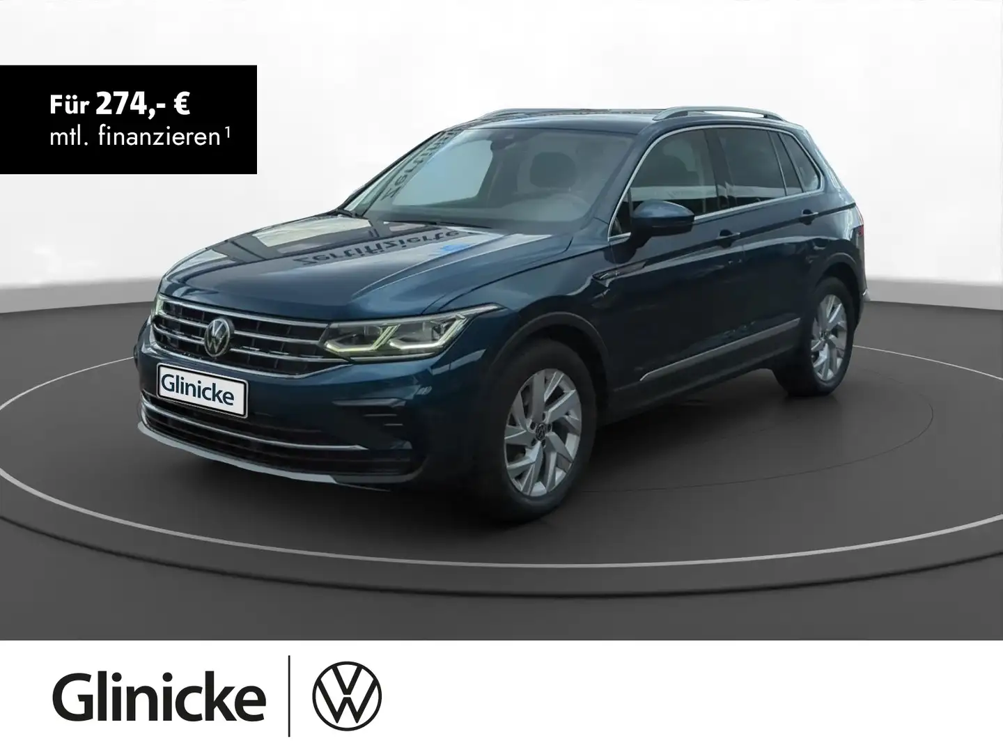 Volkswagen Tiguan 2.0 TDI Elegance AHK Kamera DSG Bleu - 1