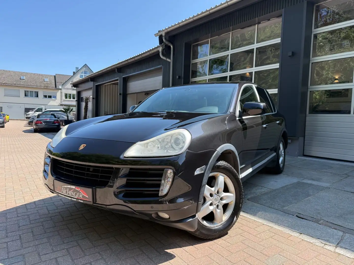 Porsche Cayenne S 8-Fach Leder Schiebedach Navigation Schwarz - 1