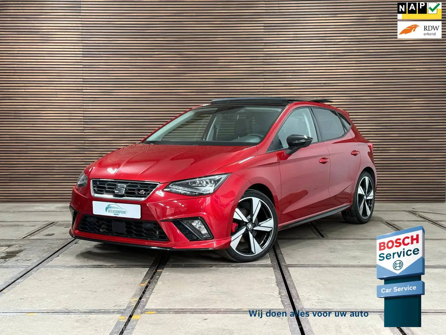 SEAT Ibiza 1.0 TSI FR 115pk Pano | Sportline Styling | Navi | Piros - 1