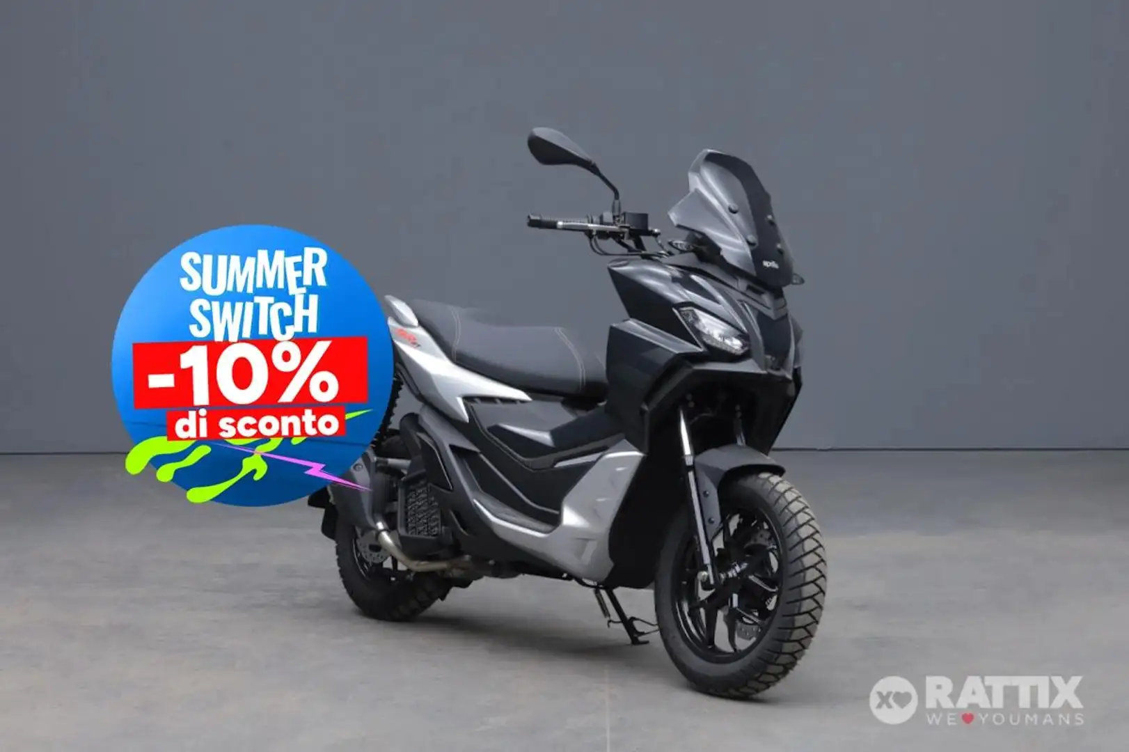 Aprilia SR 125 200 GT Gri - 1