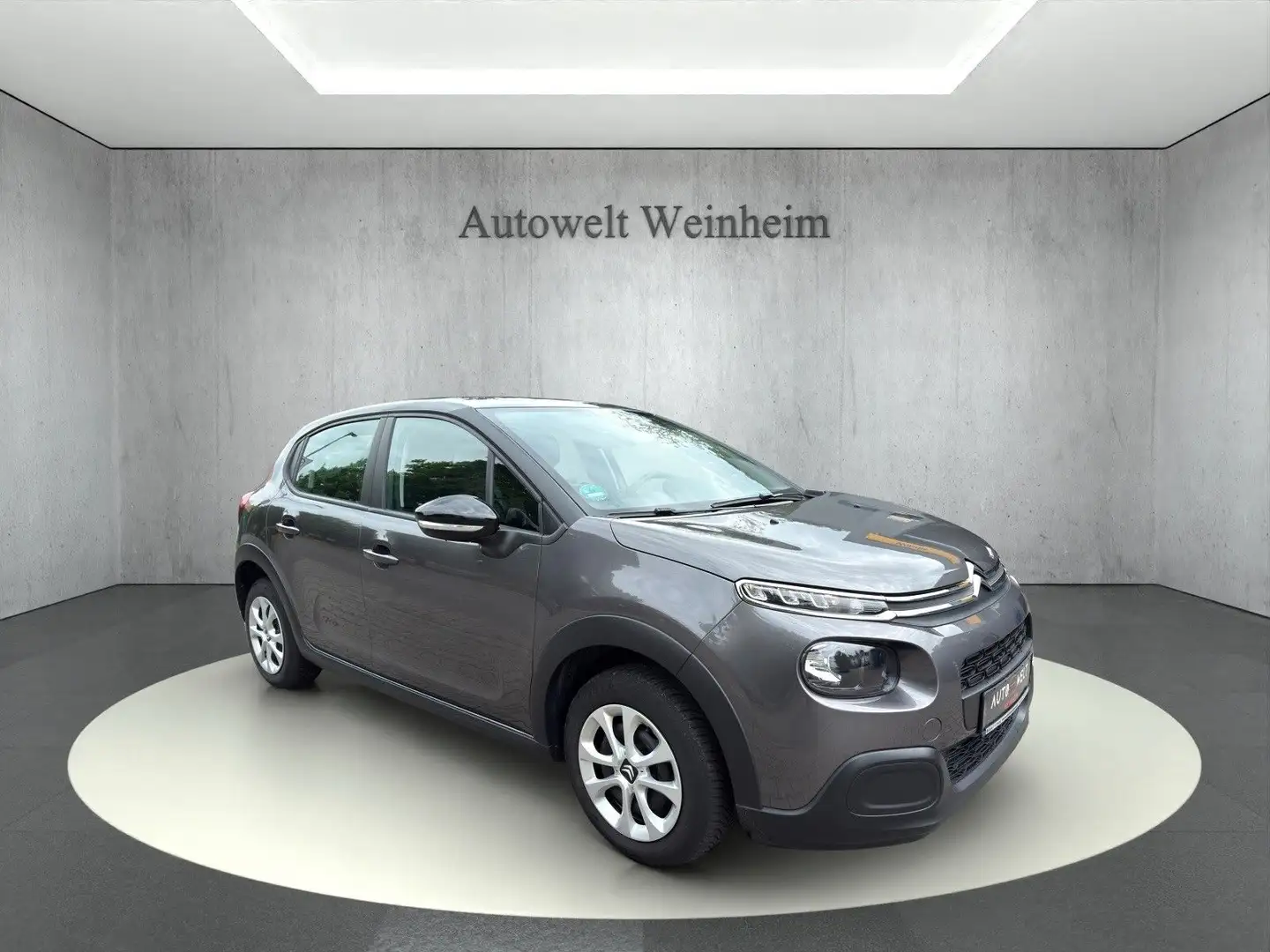 Citroen C3 °FEEL°PURETECH°83°PDC°SHZ°1.HAND°NUR27TKM°LED° Gris - 1