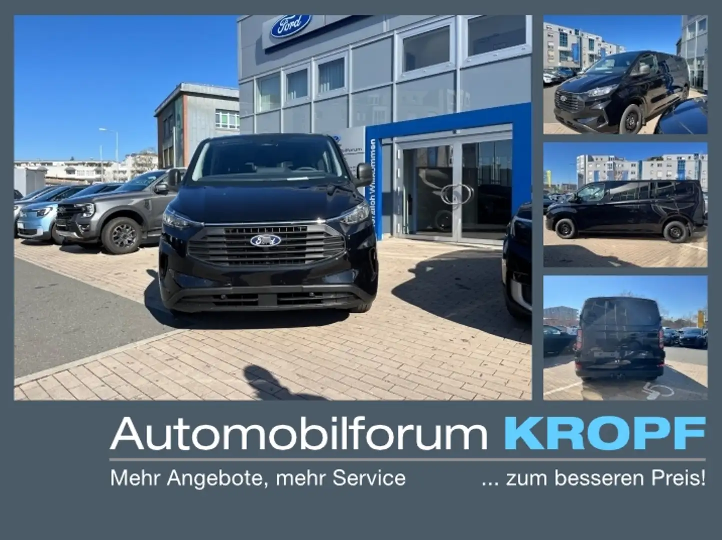 Ford Transit Custom Kombi 2.0 EcoB. 320L2FWD Trend AHK Negru - 1