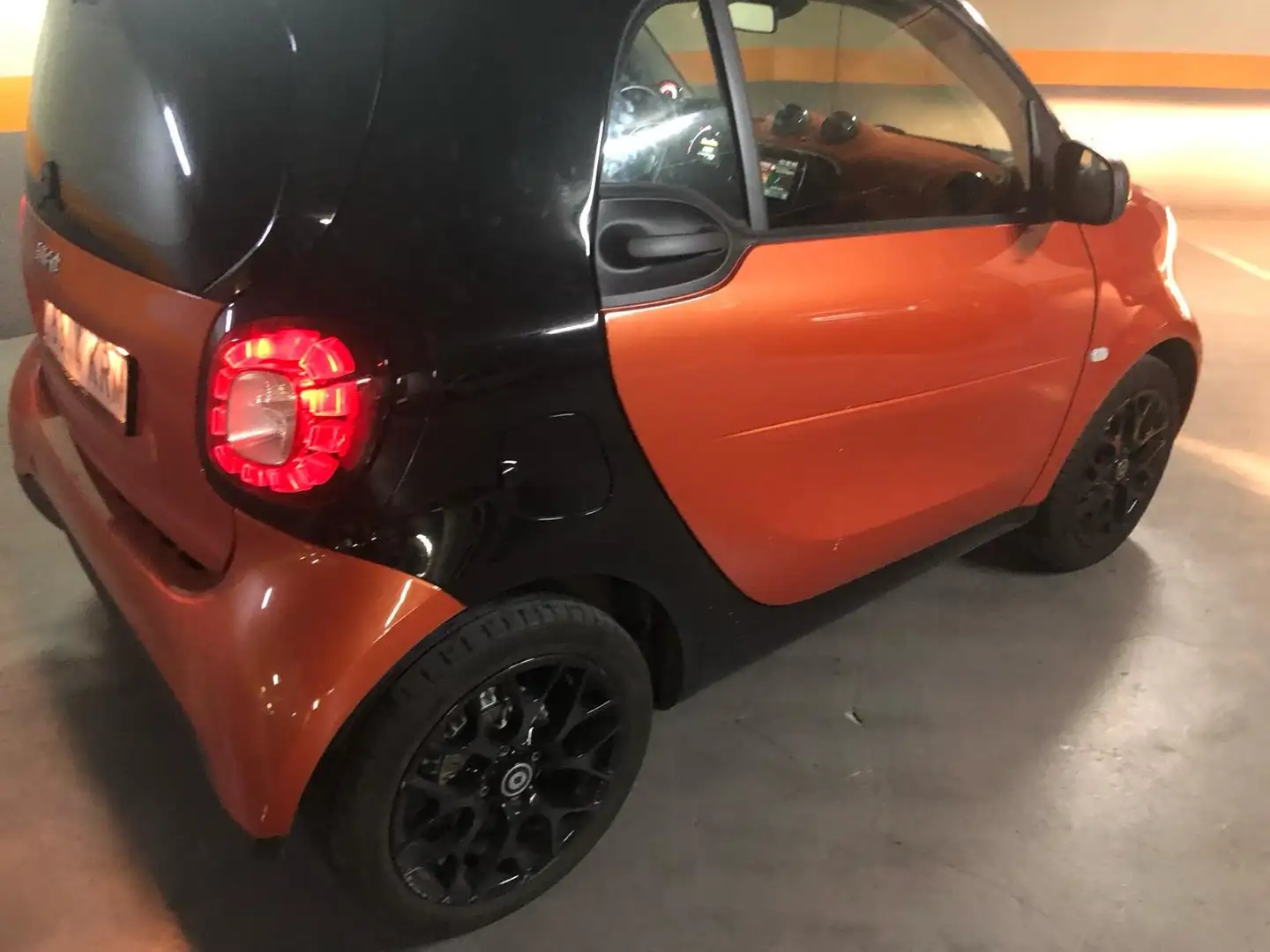smart forTwo Coupé Electric Drive Passion Naranja - 1