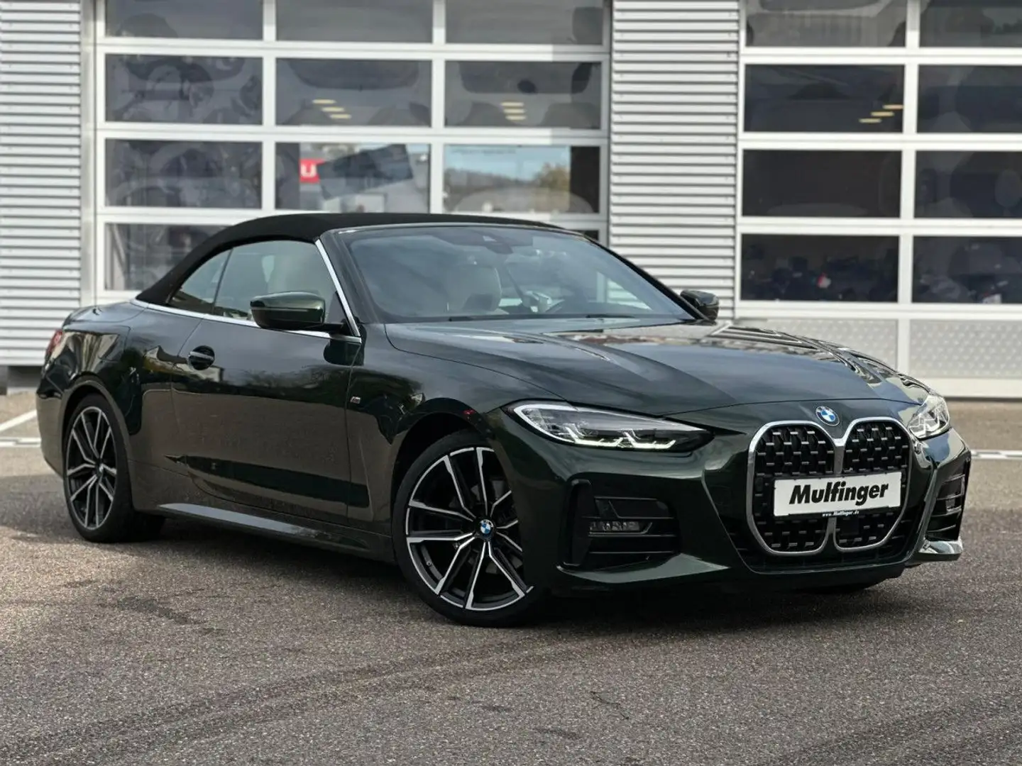 BMW 420 i Cabrio M Sport HUD ACC Kamera Lenkh.H/K 19" Grün - 2