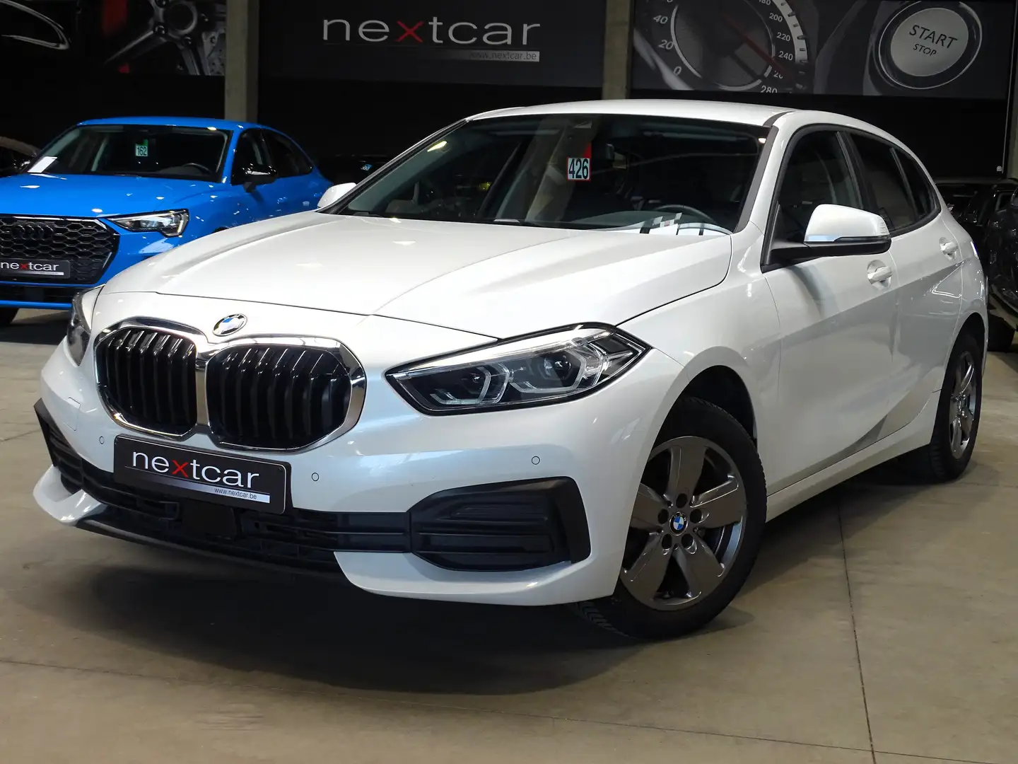 BMW 116 d Hatch New *LED-NAVI PRO-VIRTUAL-PARKING-EURO6d* Blanc - 1