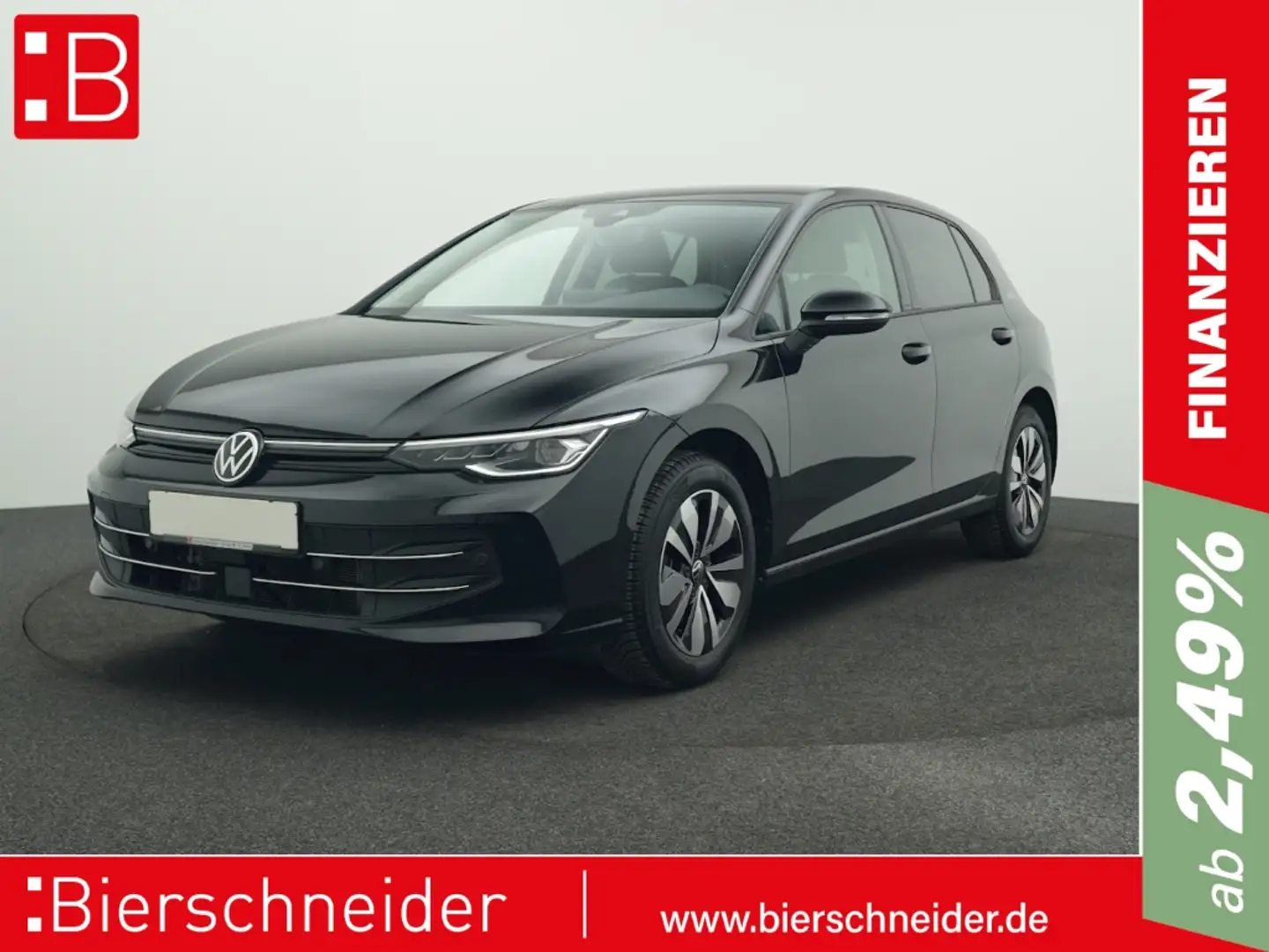Volkswagen Golf 8 1.5 TSI NAVI AHK LED Schwarz - 1