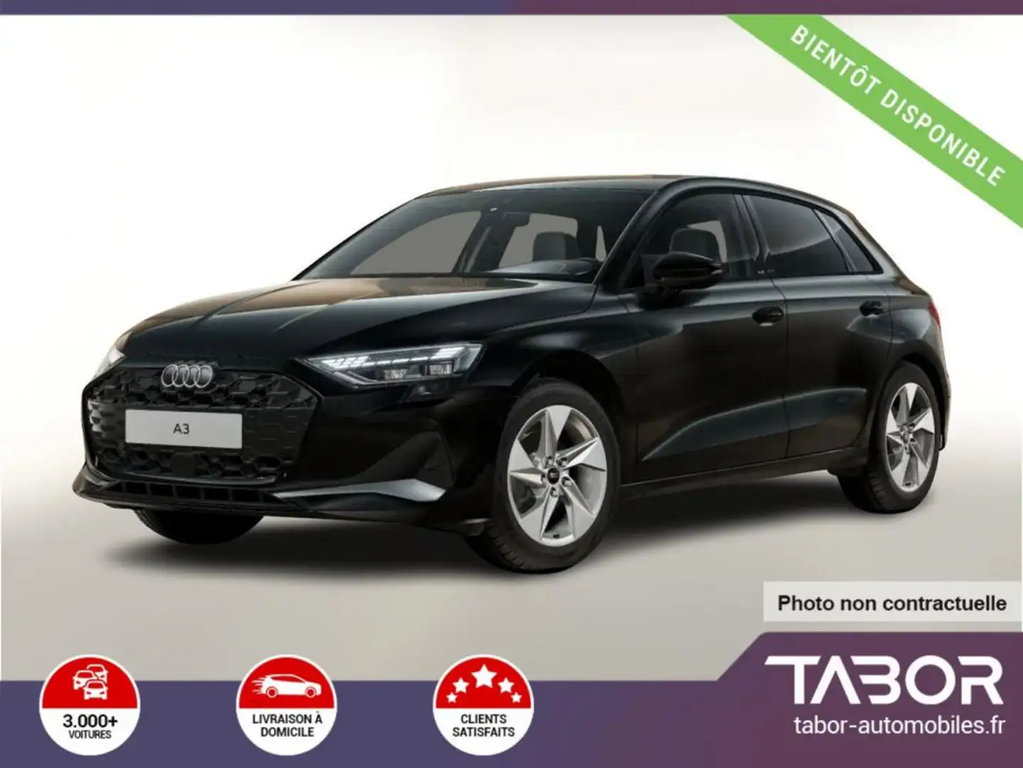 Audi A3 35 TFSI S tronic adv. GPS LED Noir - 1