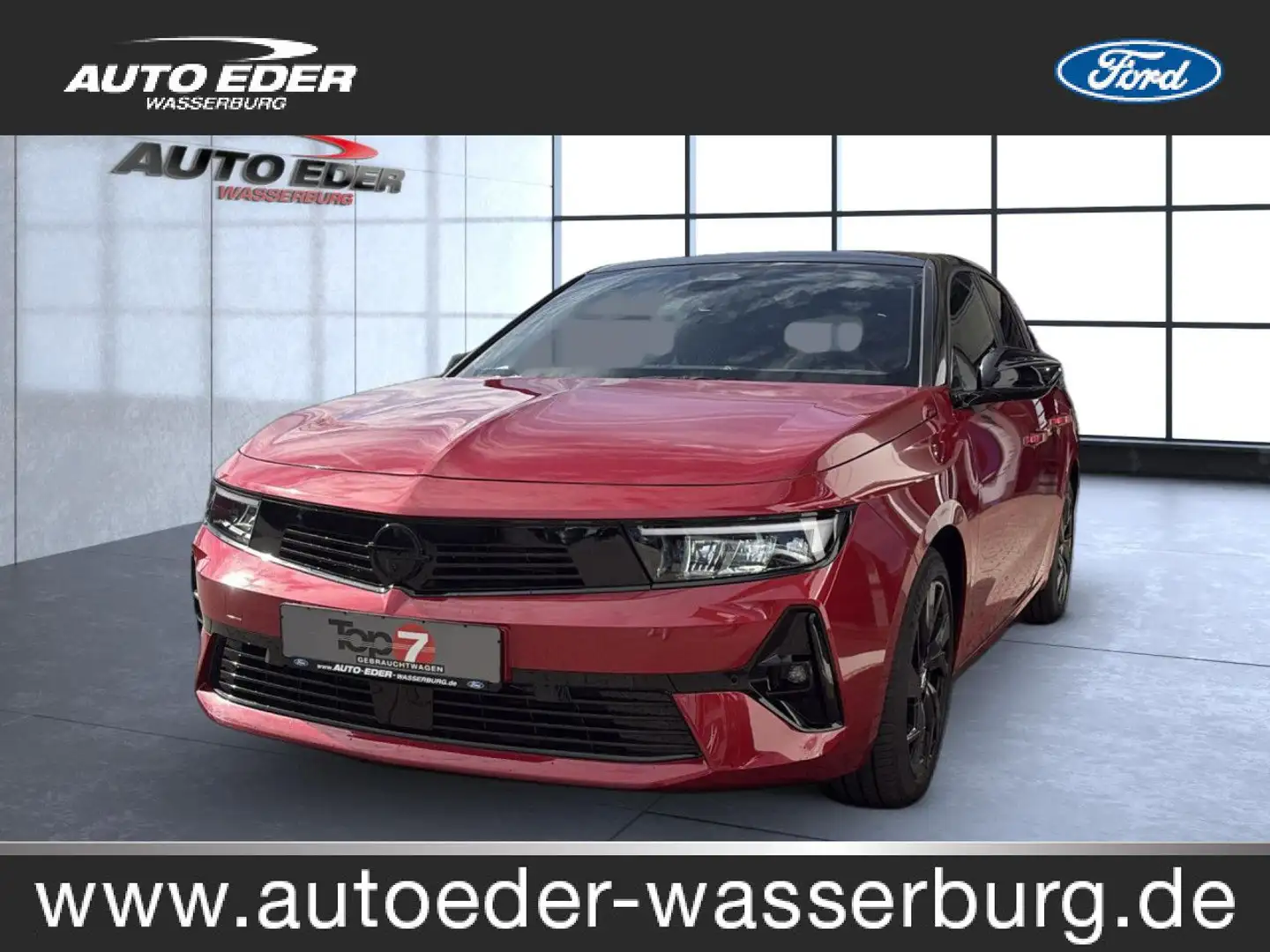 Opel Astra GS 1.2 Turbo Automatik Bluetooth Navi LED Rood - 1