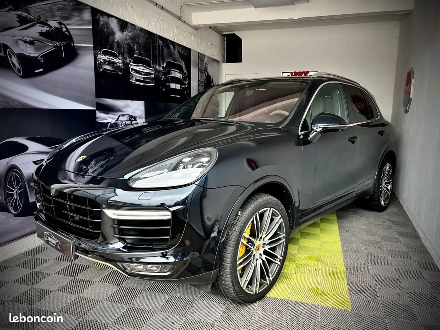 Porsche Cayenne ii (2) 4.8 v8 570 turbo s Bleu - 1