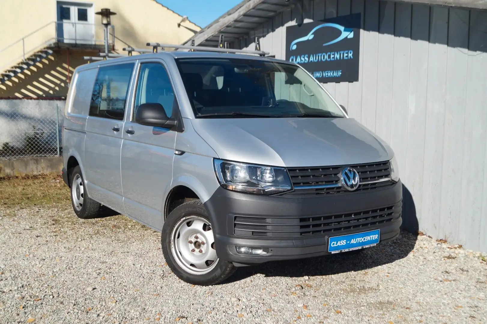 Volkswagen T6 Transporter Kasten-Kombi|2. Hand|Tempomat| Argent - 1