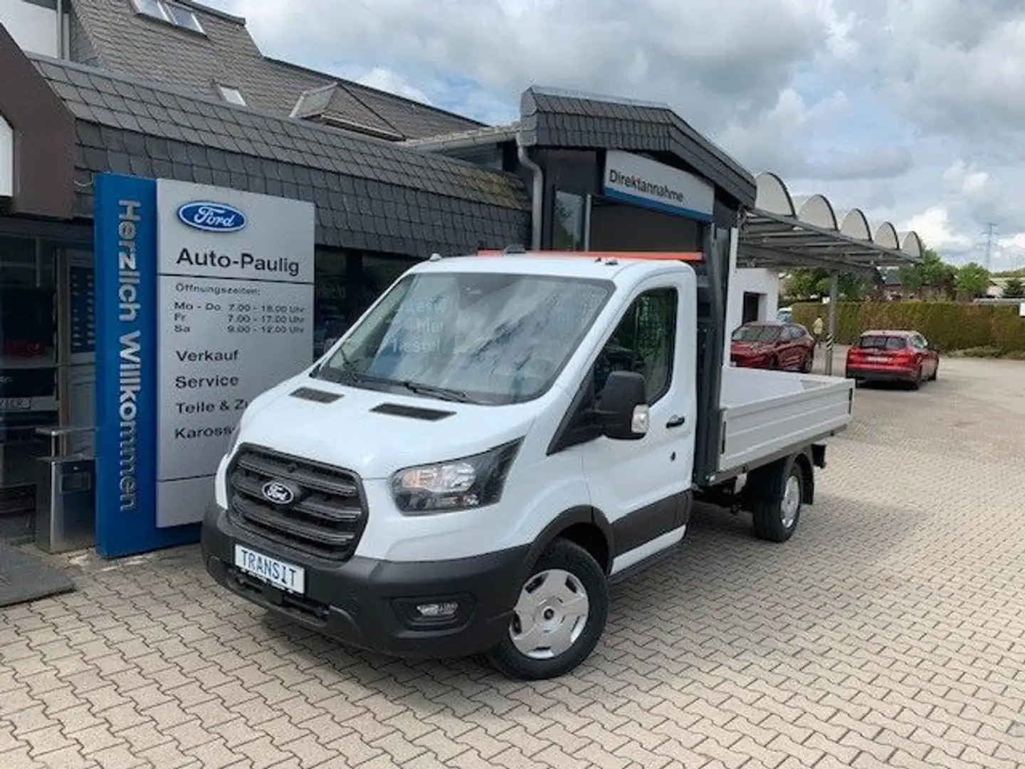 Ford Transit Pritsche L2 Einzelkabine Weiß - 1