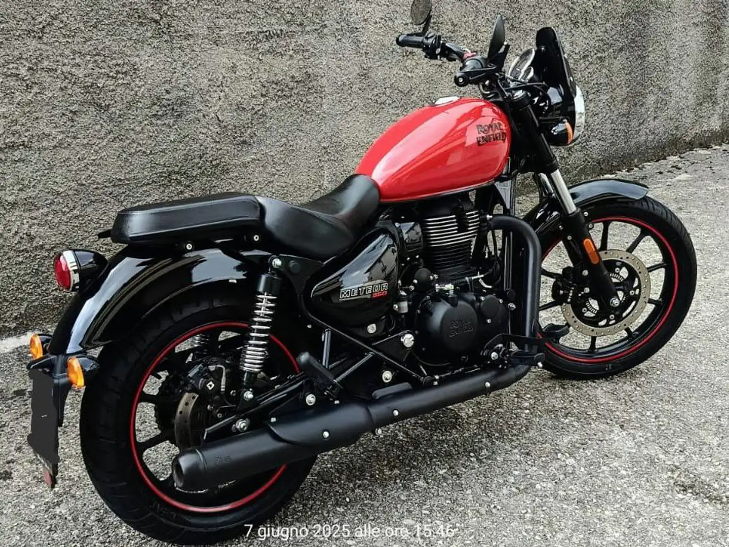 Royal Enfield Meteor 350 fireball red Rosso - 1
