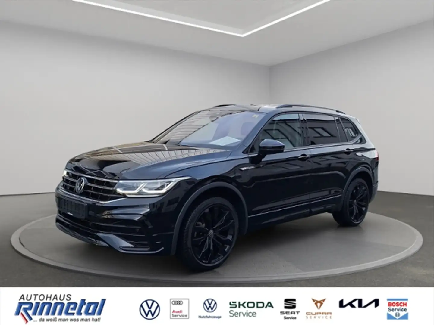 Volkswagen Tiguan Allspace 2.0 TSI DSG 4Motion R-Line Black Style AHK+KAM+AC Schwarz - 1