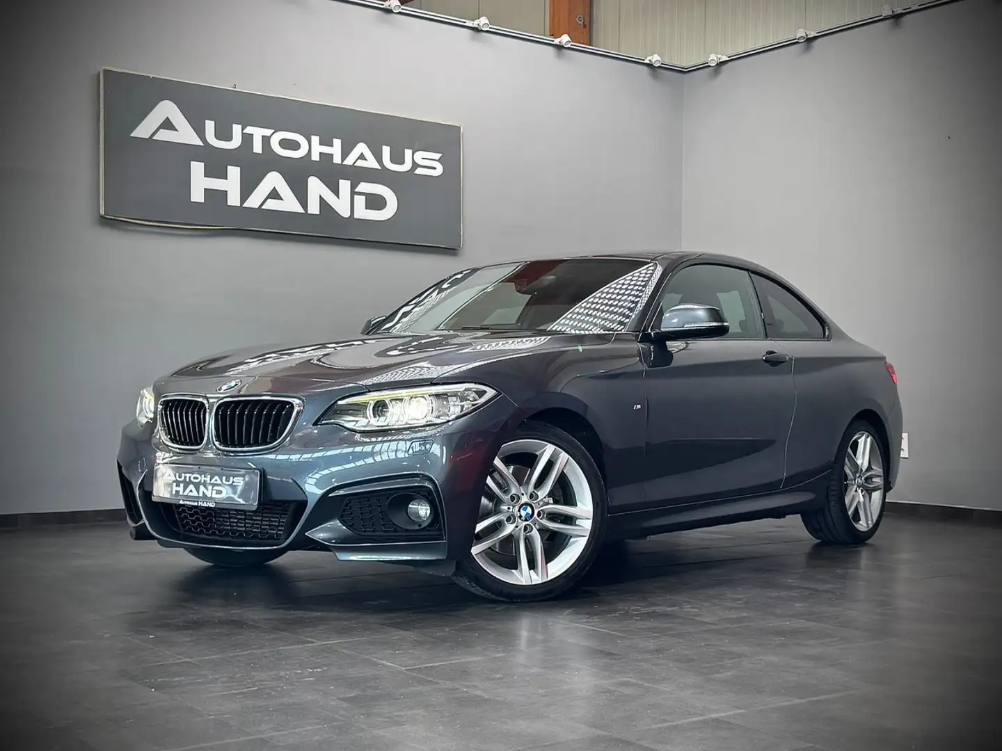BMW 220 d Coupe*M-SPORT*SZH*NAVI*HiFi*LED*ALCANTARA*1 Gris - 1