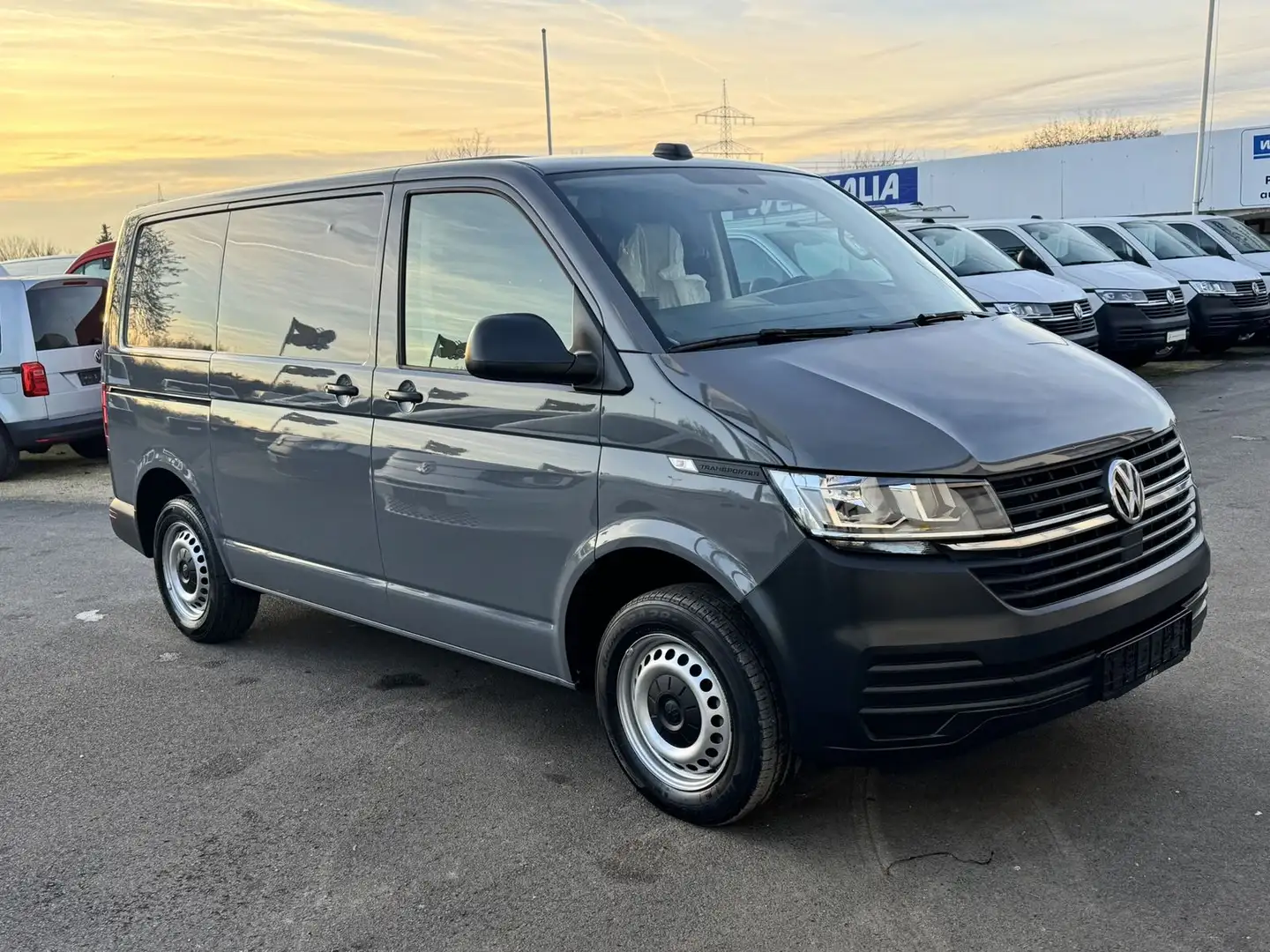 Volkswagen T6 Transporter 6.1 Kasten TDI AHK*Standheiz*PDC Gris - 2