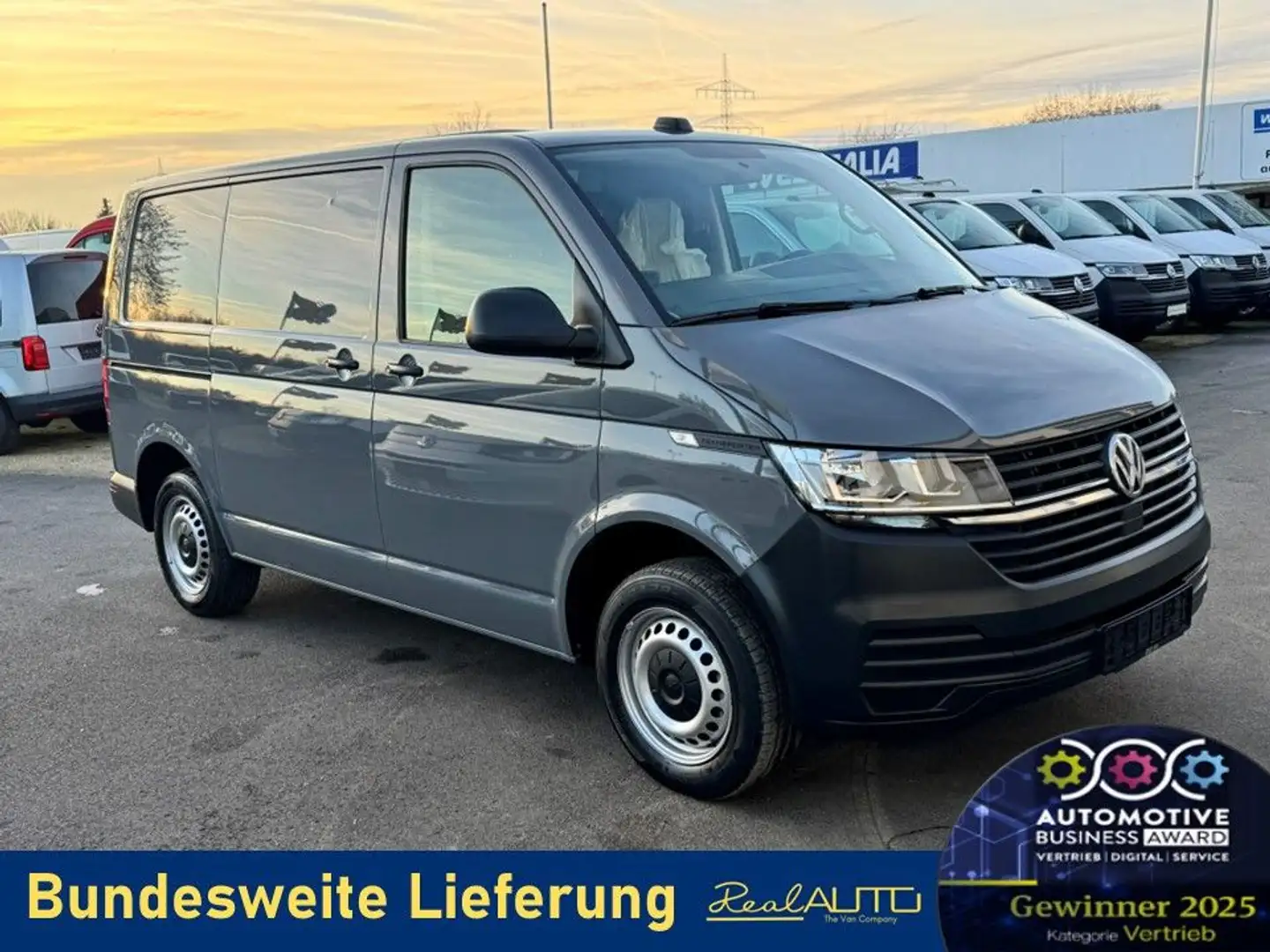 Volkswagen T6 Transporter 6.1 Kasten TDI AHK*Standheiz*PDC Gris - 1