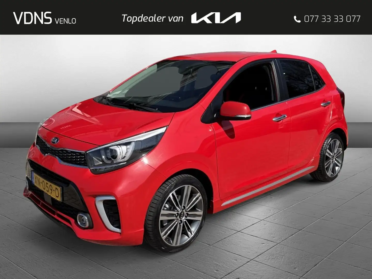 Kia Picanto 1.0 T-GDI GT-Line Rood - 1
