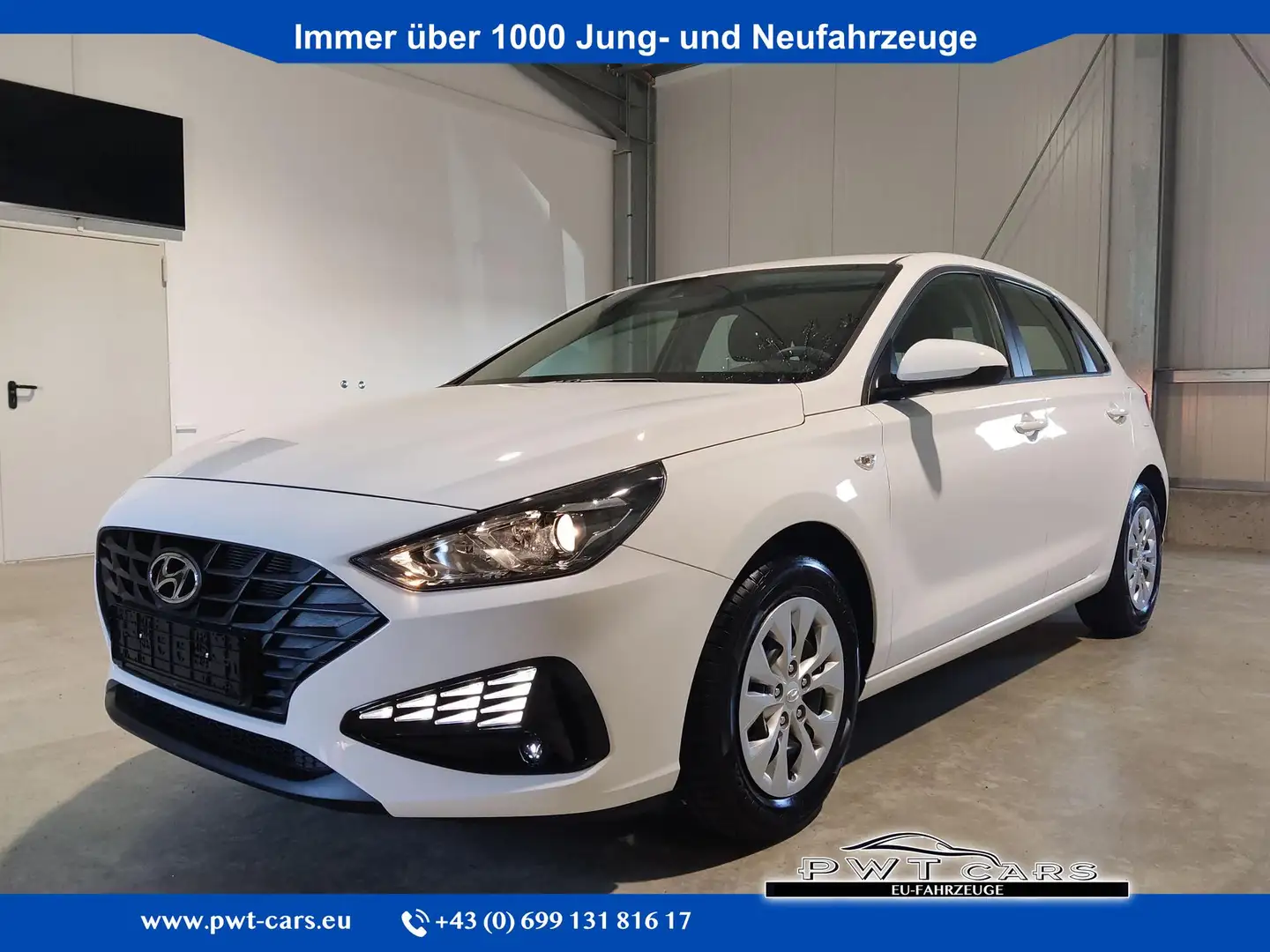 Hyundai i30 Plus Edition 1.0 T-GDI 120 PS Sitzheizung-Tempo... Weiß - 1