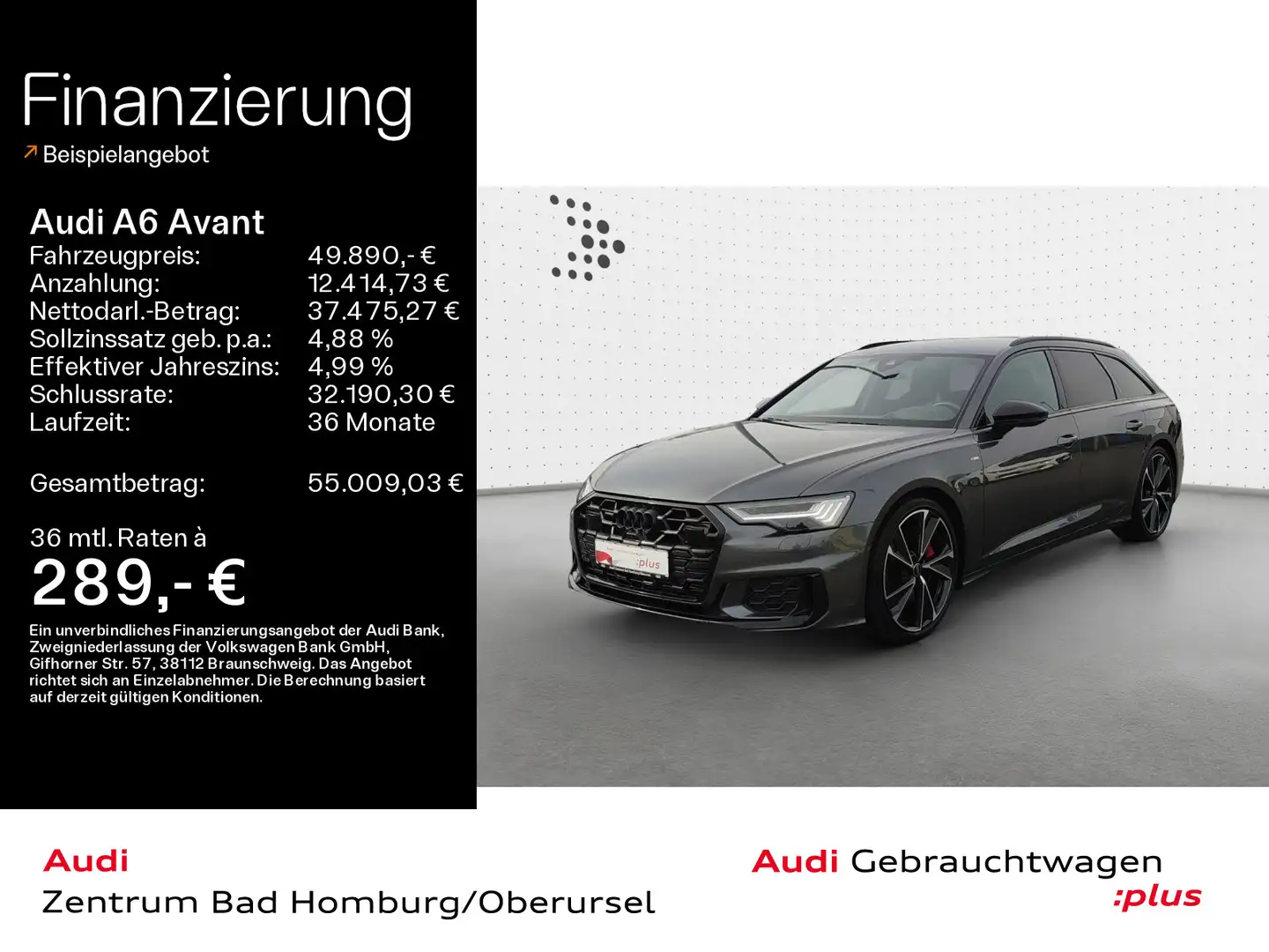 Audi A6 55 TFSI e Design quattro S line*Navi*Ma Vert - 1