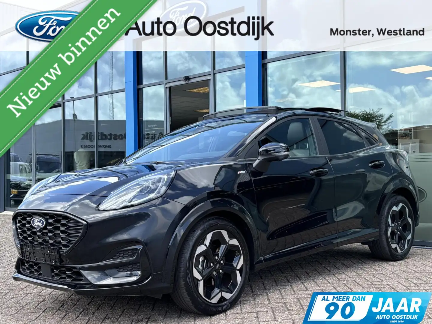 Ford Puma 1.0 EcoBoost Hybrid ST-Line X 155PK Automaat NIEUW Zwart - 1