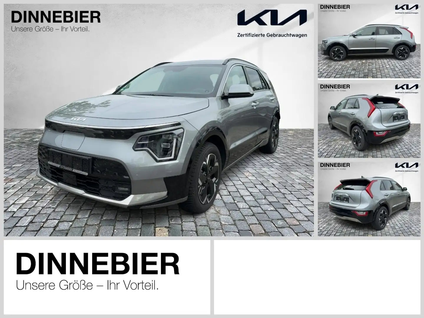 Kia Niro EV EV INS STD FLA el.Heck KeyLess KlimaA Grau - 1