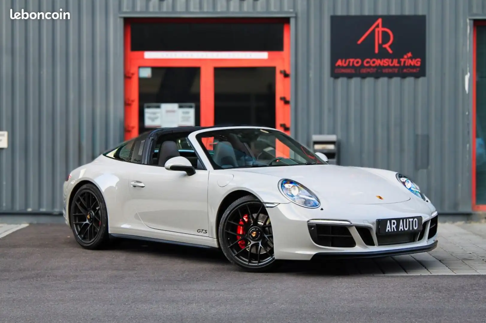 Porsche 991 (991.2) Targa 4 GTS 3.0 450Ch Gris craie Cuir espresso PDLS Bose Sièges chauffants et ventilées 14X Gris - 1