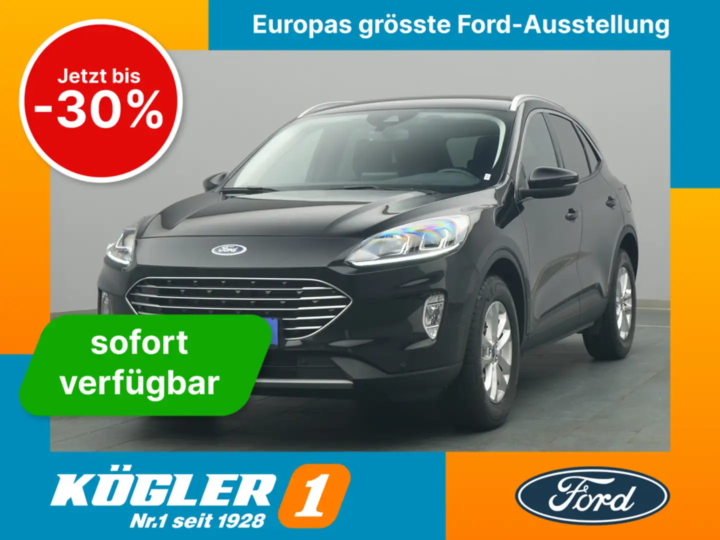 Ford Kuga Titanium 150PS/Winter-Paket/Navi/PDC Nero - 1