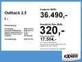 Subaru OUTBACK 2.5 i - Navi  - Automatik - Allrad Groen - thumbnail 4