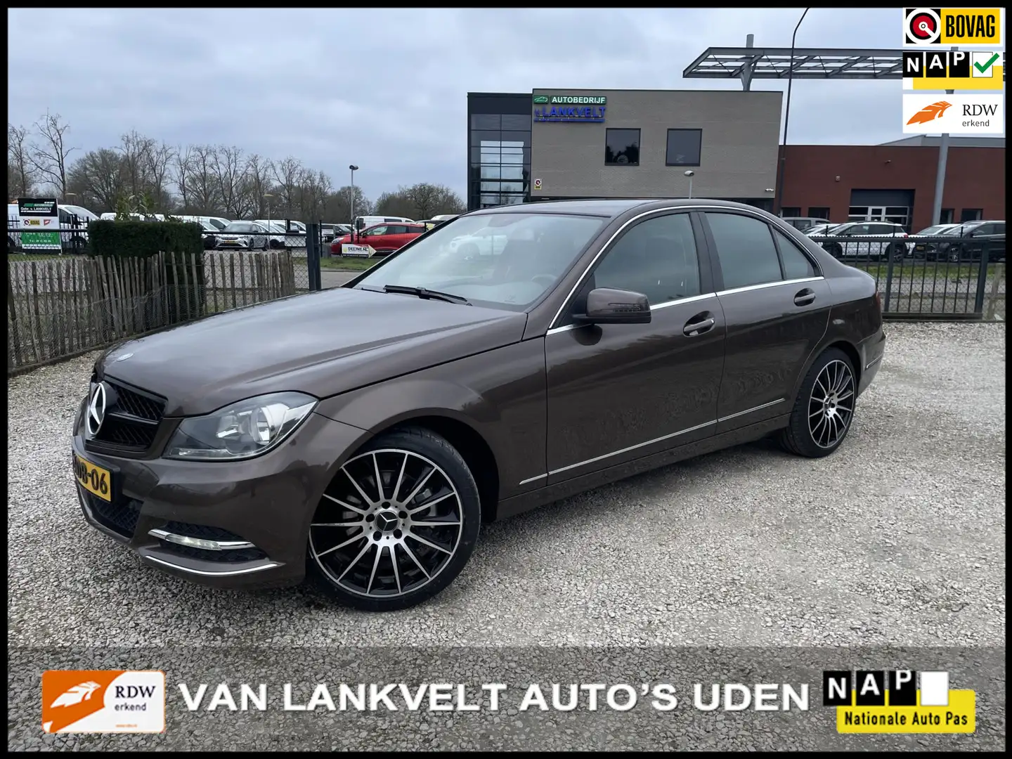 Mercedes-Benz C 200 Avantgarde Automaat, Navi, Ecc, 18 inch Marrón - 1