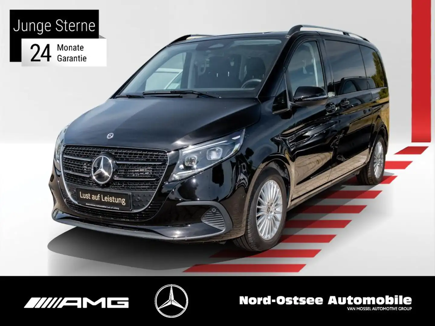 Mercedes-Benz V 220 STYLE AHK LED MBUX NAVI KLIMA Noir - 1