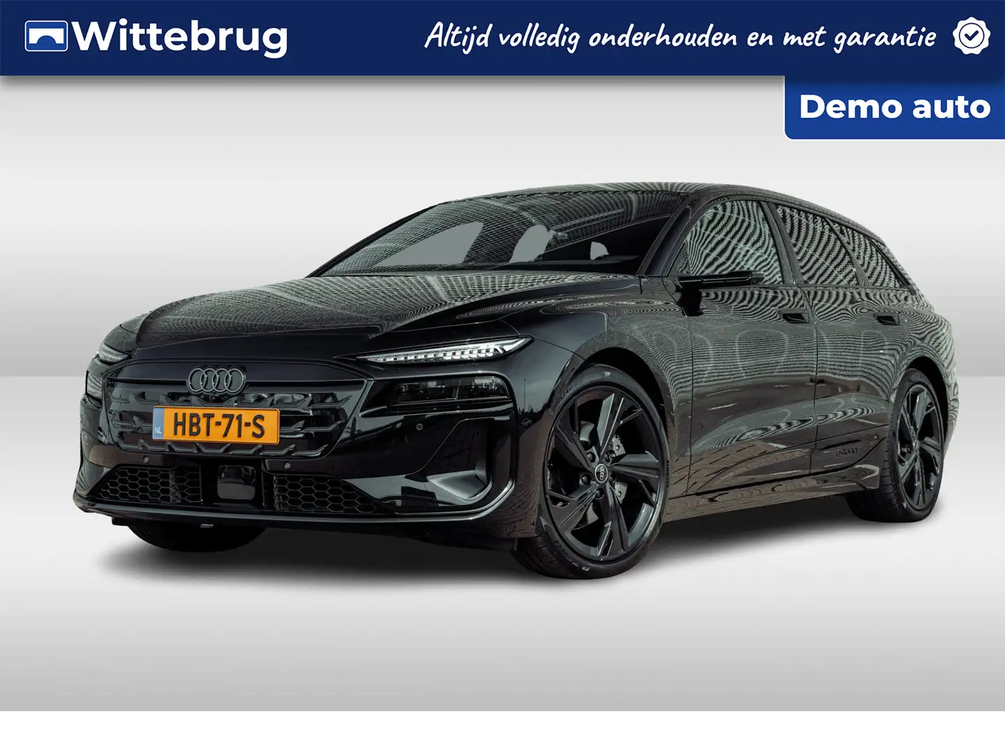 Audi A6 Avant e-tron S edition performance 367pk 100 kWh | Zwart - 1