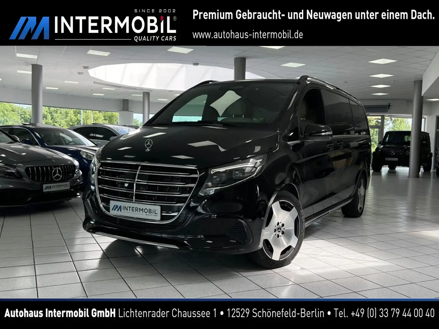 Mercedes-Benz V 300 EXCL.4M lang *NEW MOD.25*LUXURY-SEATS*PANO Zwart - 1