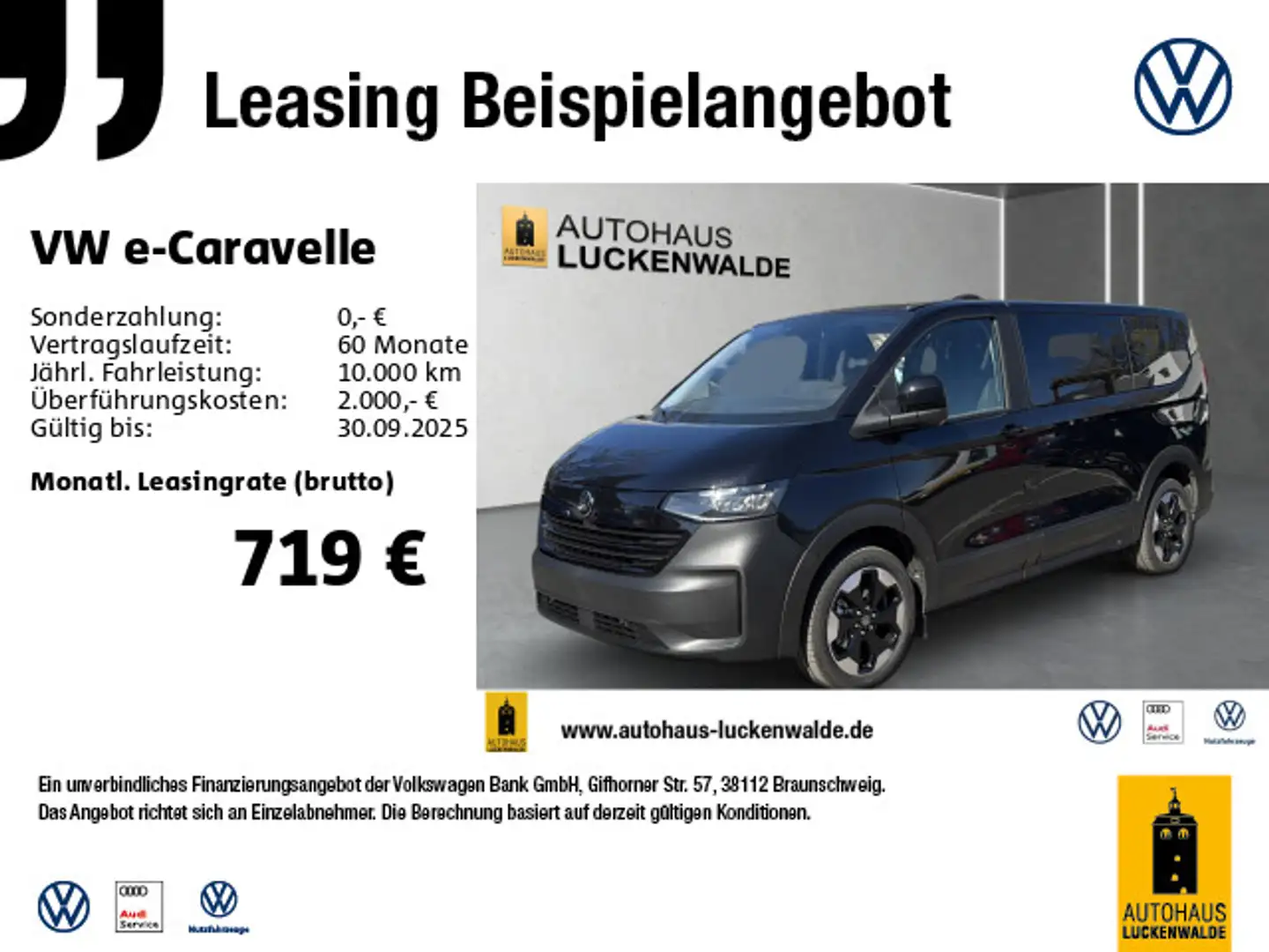 Volkswagen T7 Caravelle T7 e-Caravelle PanAmericana KR *PANO*AHK*R-CAM*P Czarny - 1