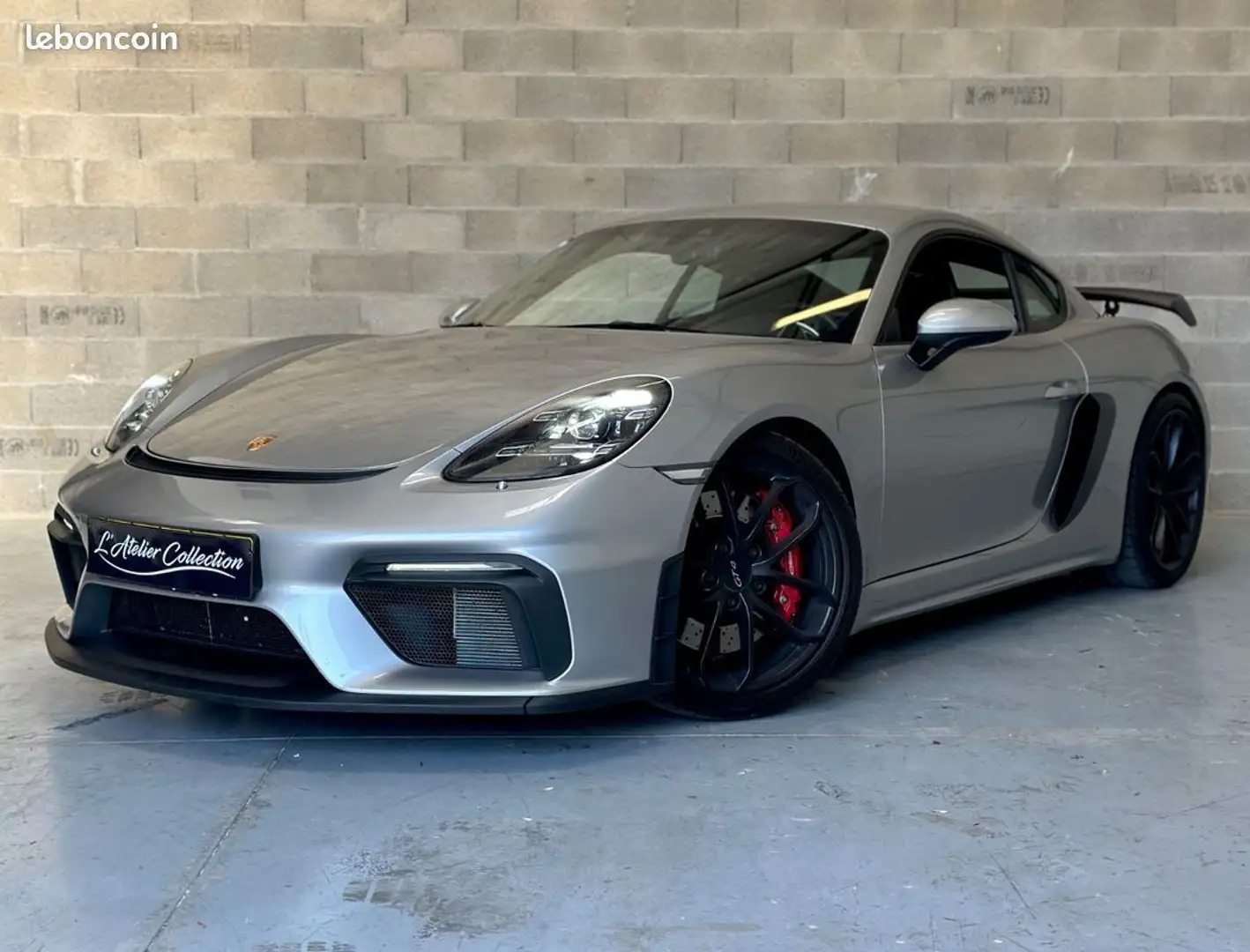 Porsche 718 CAYMAN GT4 PDK 2eme main GARANTIE APPROVED - Argent - 1