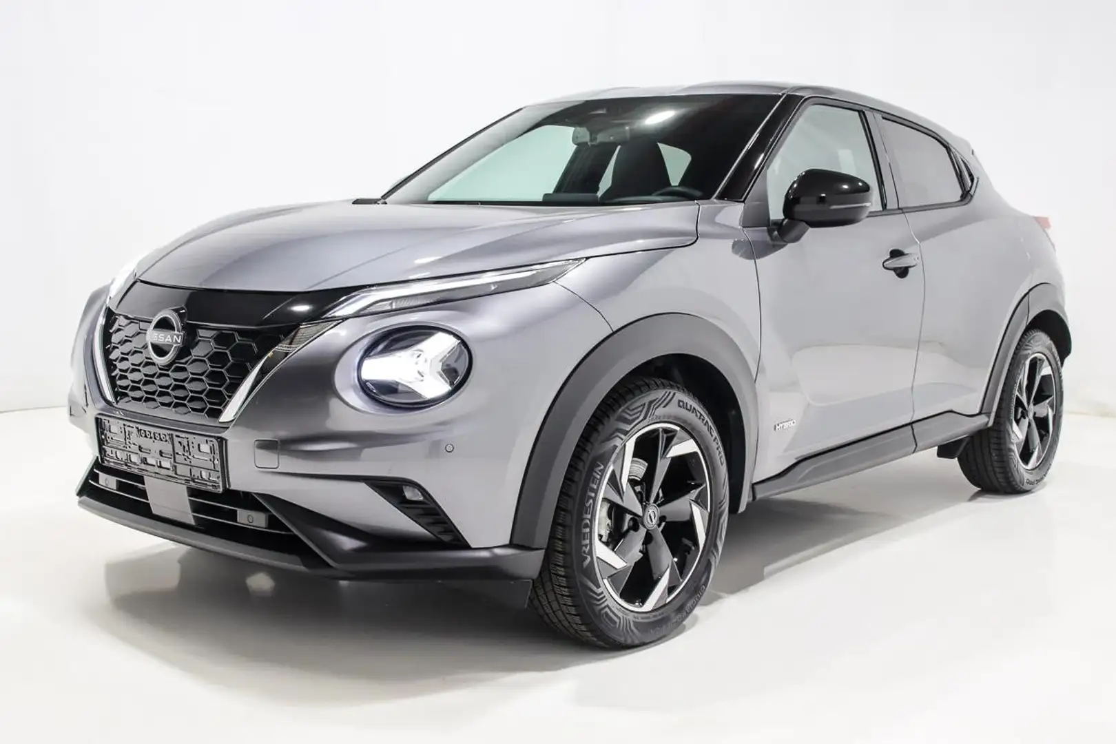 Nissan Juke 1.6 145 HEV HYBRID N-CONNECTA LED GPS SEMI CUIR Grijs - 2