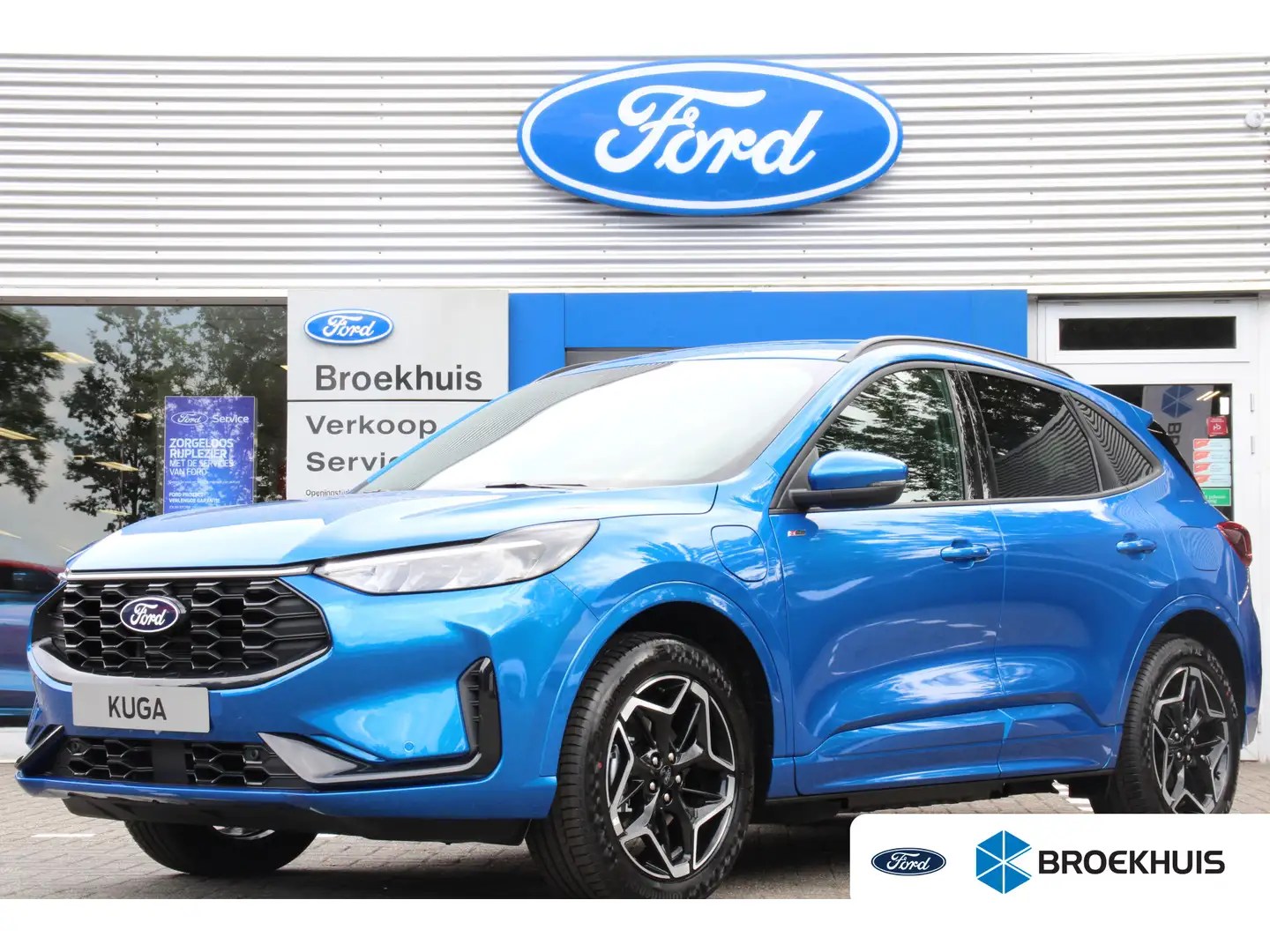 Ford Kuga 2.5 PHEV ST-LINE NL-AUTO! | EL. TREKHAAK | WINTERP Grijs - 1