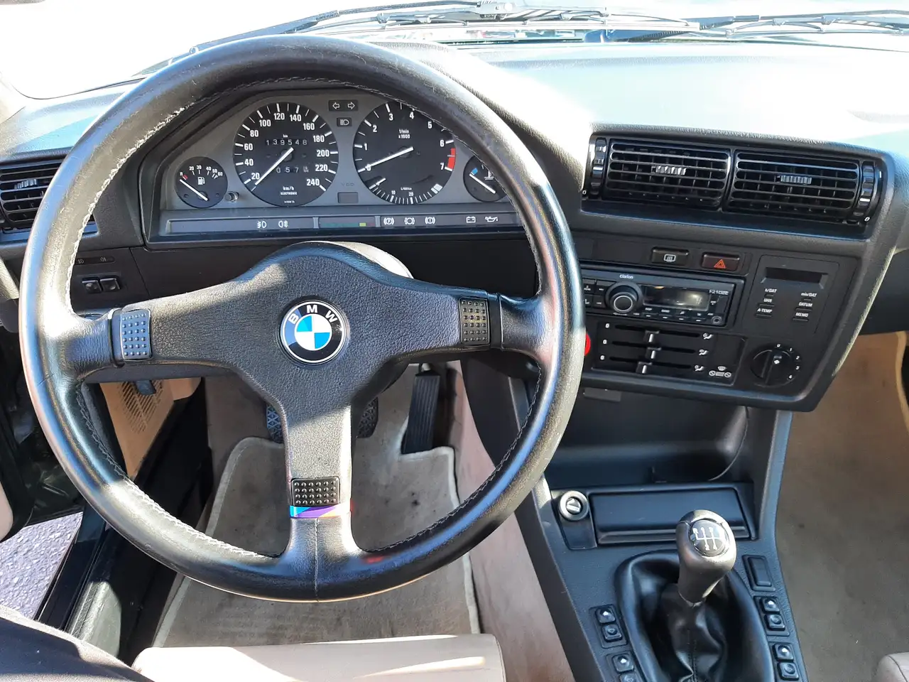 BMW 325 i cabrio E30 (1989) malachit green beige leather, foto 5