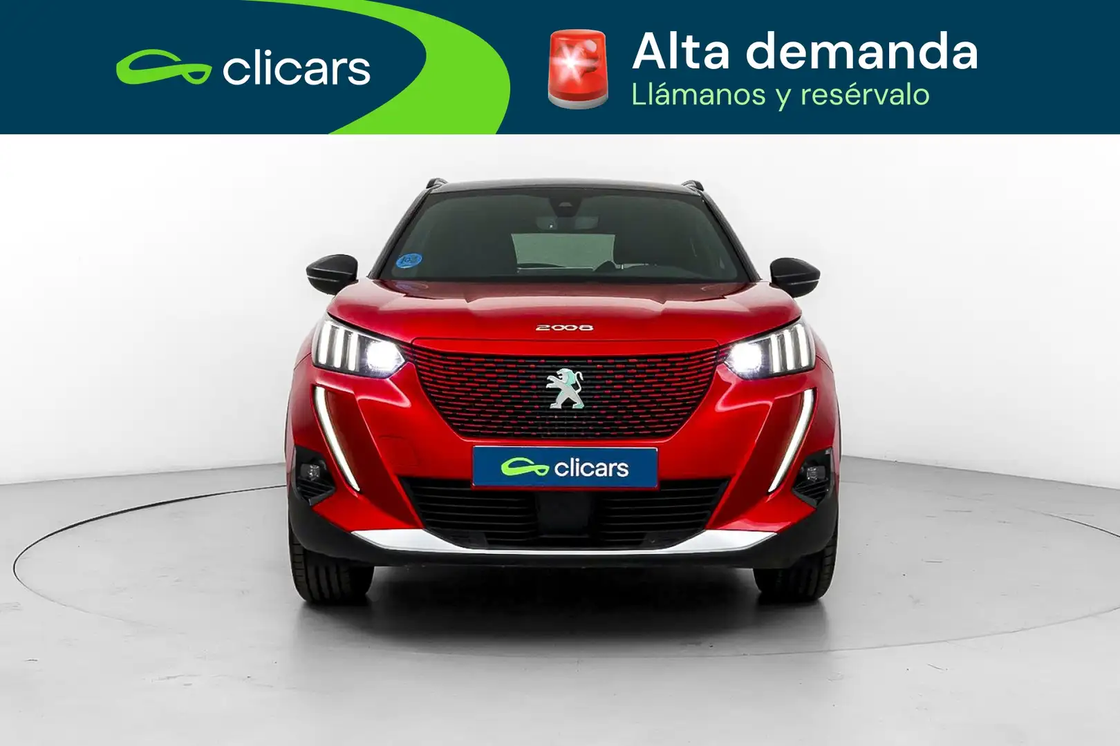 Peugeot 2008 GT Eléctrico 100kW Rojo - 2