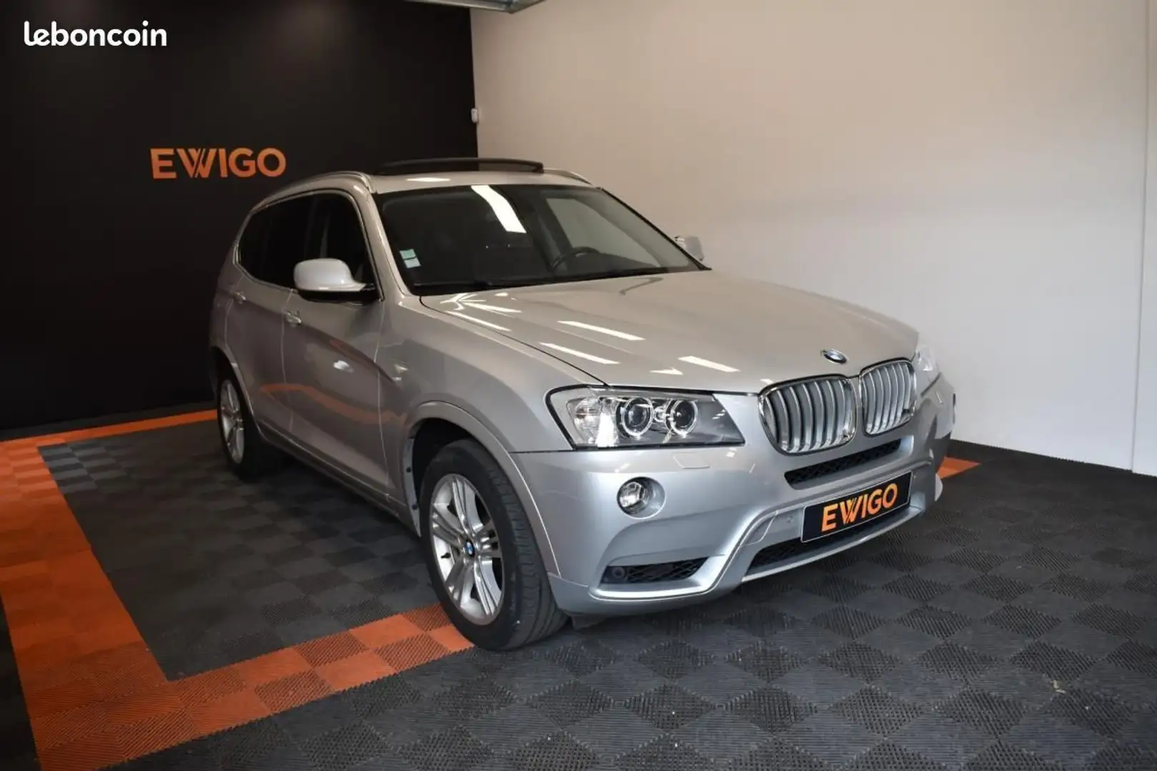 BMW X3 3.0D 258ch EXCLUSIVE XDRIVE RADAR AV AR GPS TTE HA siva - 1