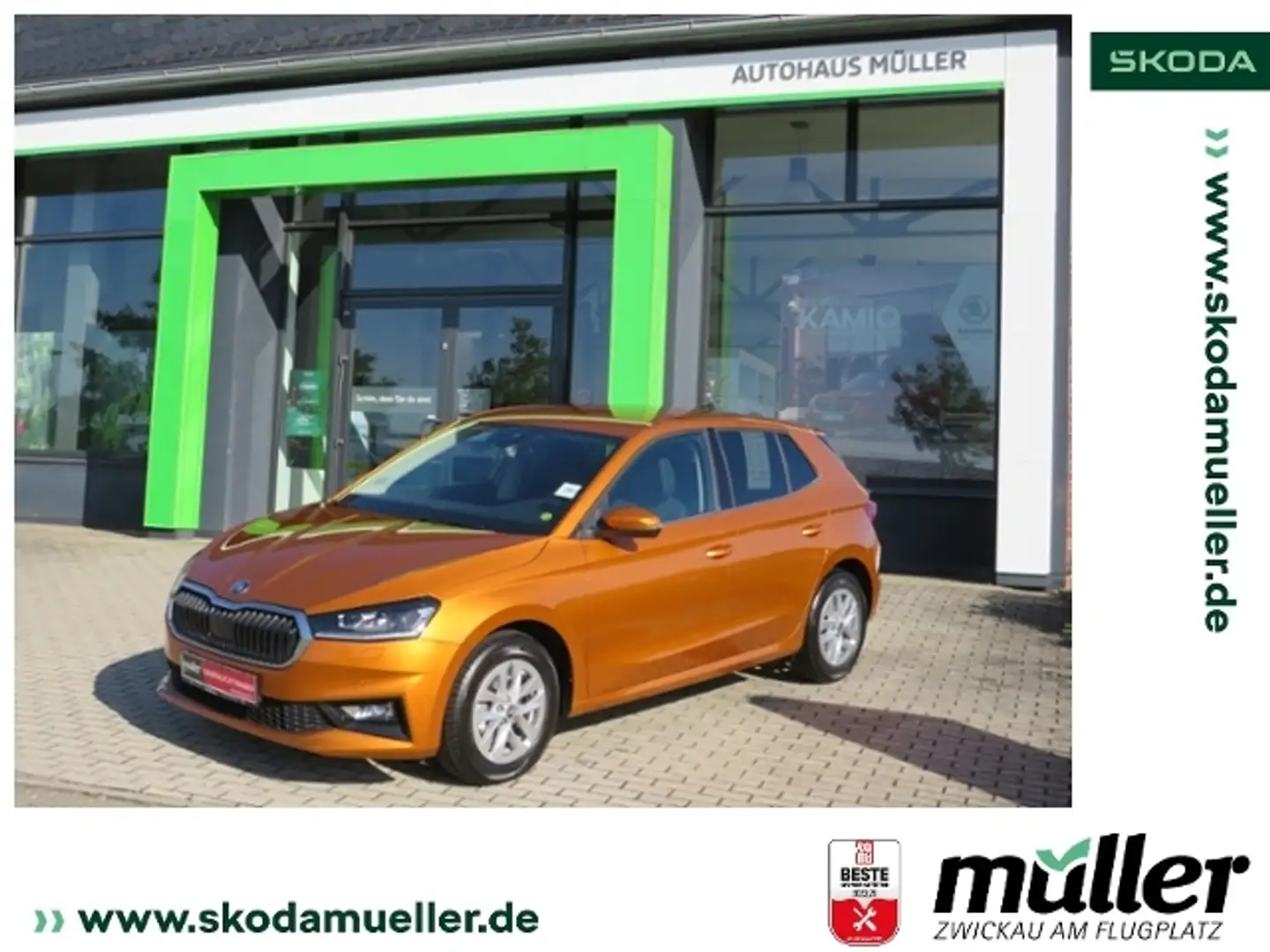 Skoda Fabia Style 1.0TSI 81kW PDC ACC LED beh. FS Naranja - 1